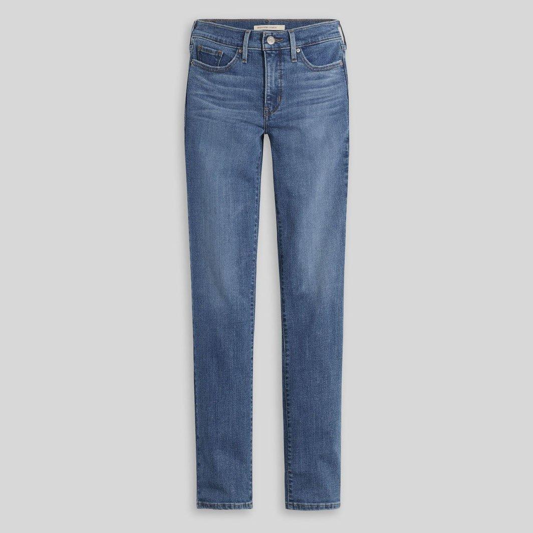 Levis Women's Shaping Straight Leg Jeans - Lapis Gem - 31 L32