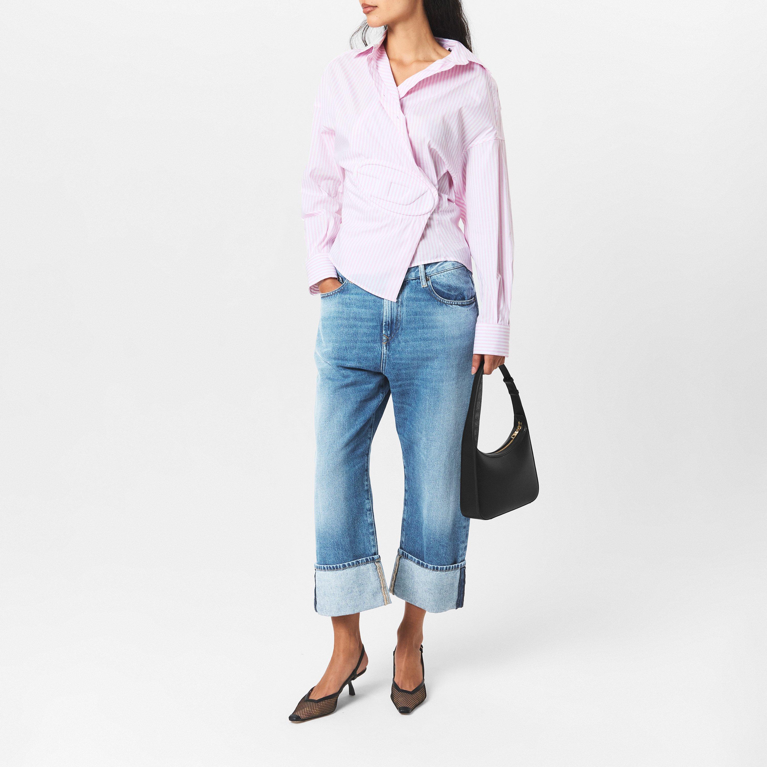 Blue Denim - Diesel - Women's Straight Leg Jeans - 6