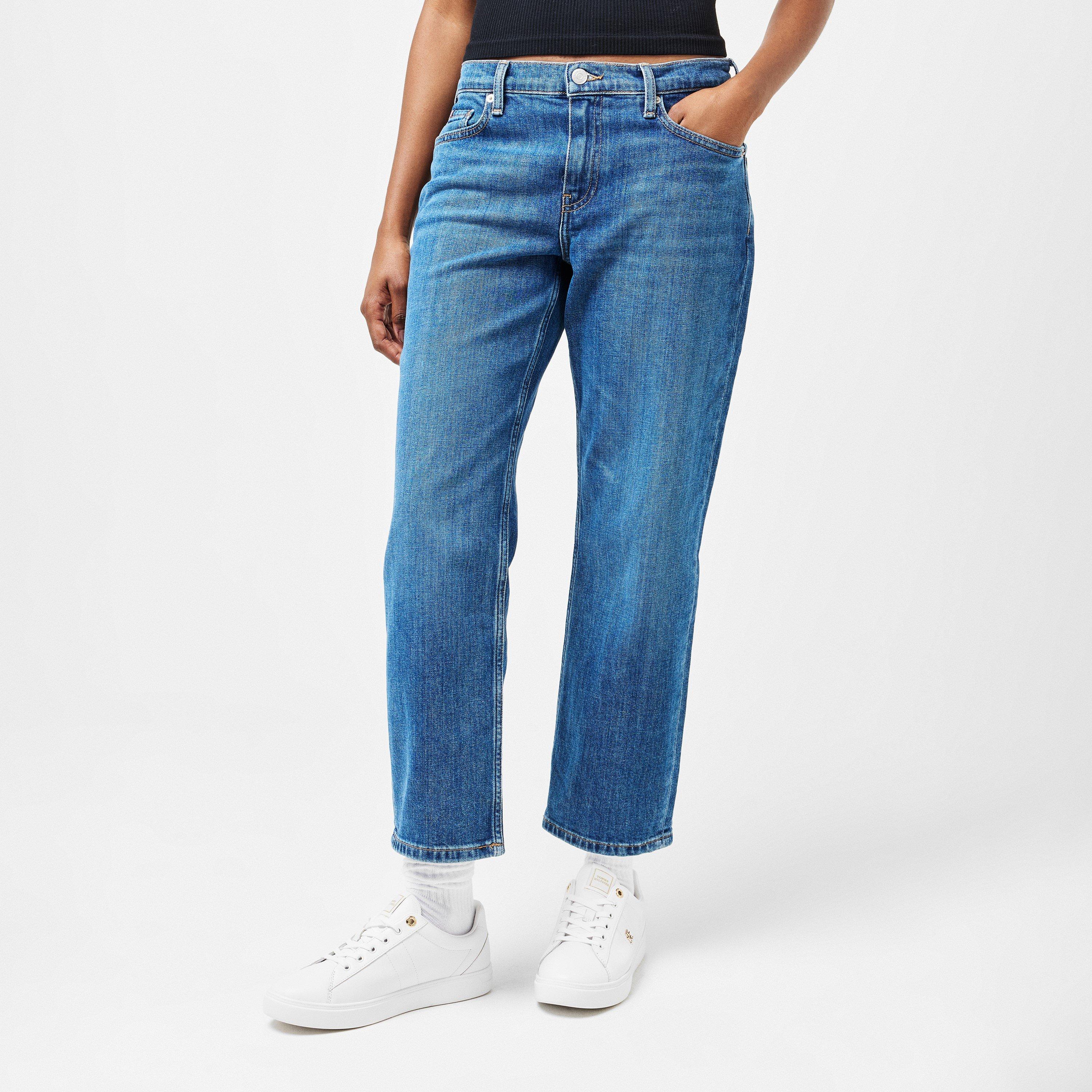 Mid Blue - Tommy Hilfiger - Women's Straight Leg Jeans - 3