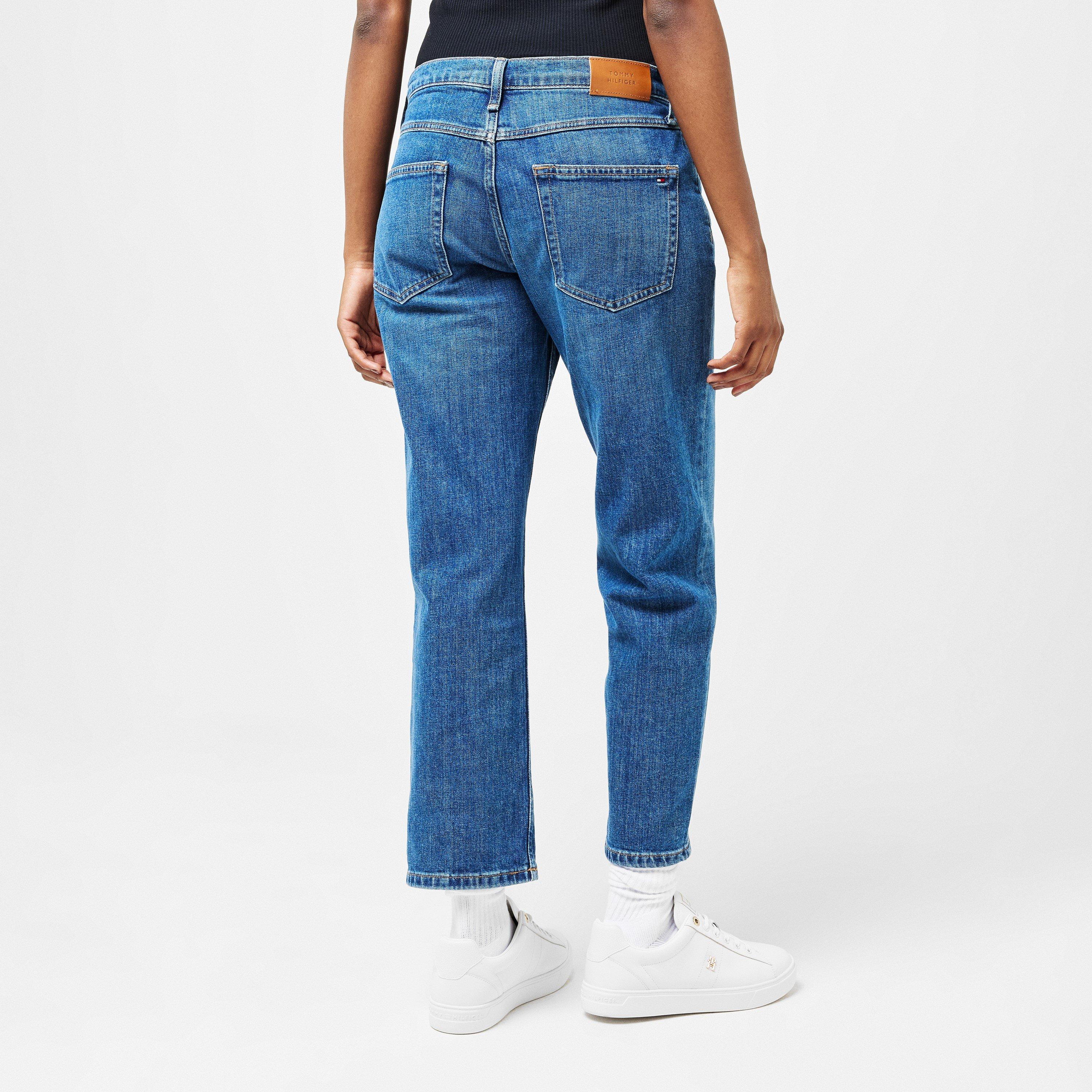 Mid Blue - Tommy Hilfiger - Women's Straight Leg Jeans - 4