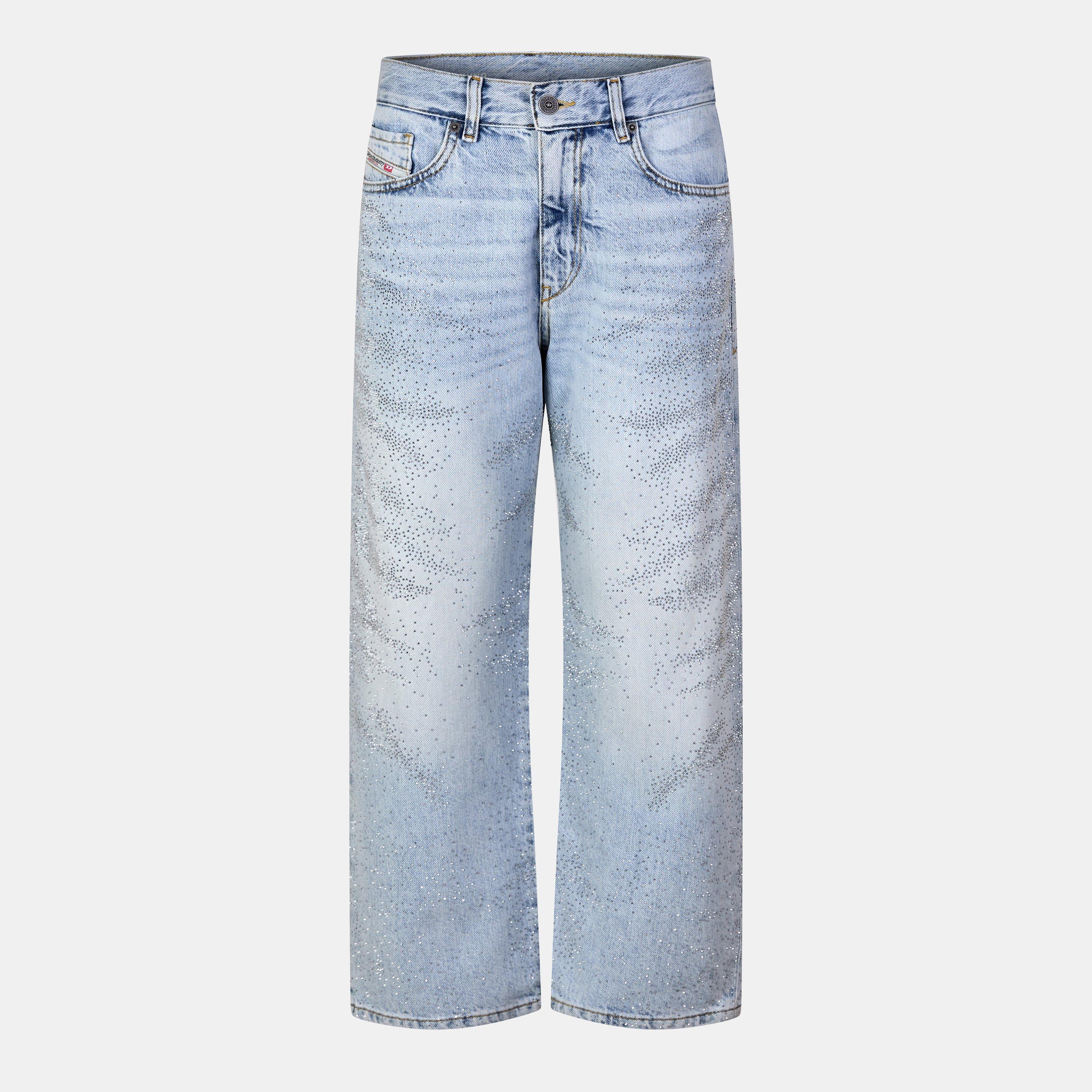 Diesel Women's Straight Leg Jeans - Blue Denim - 26