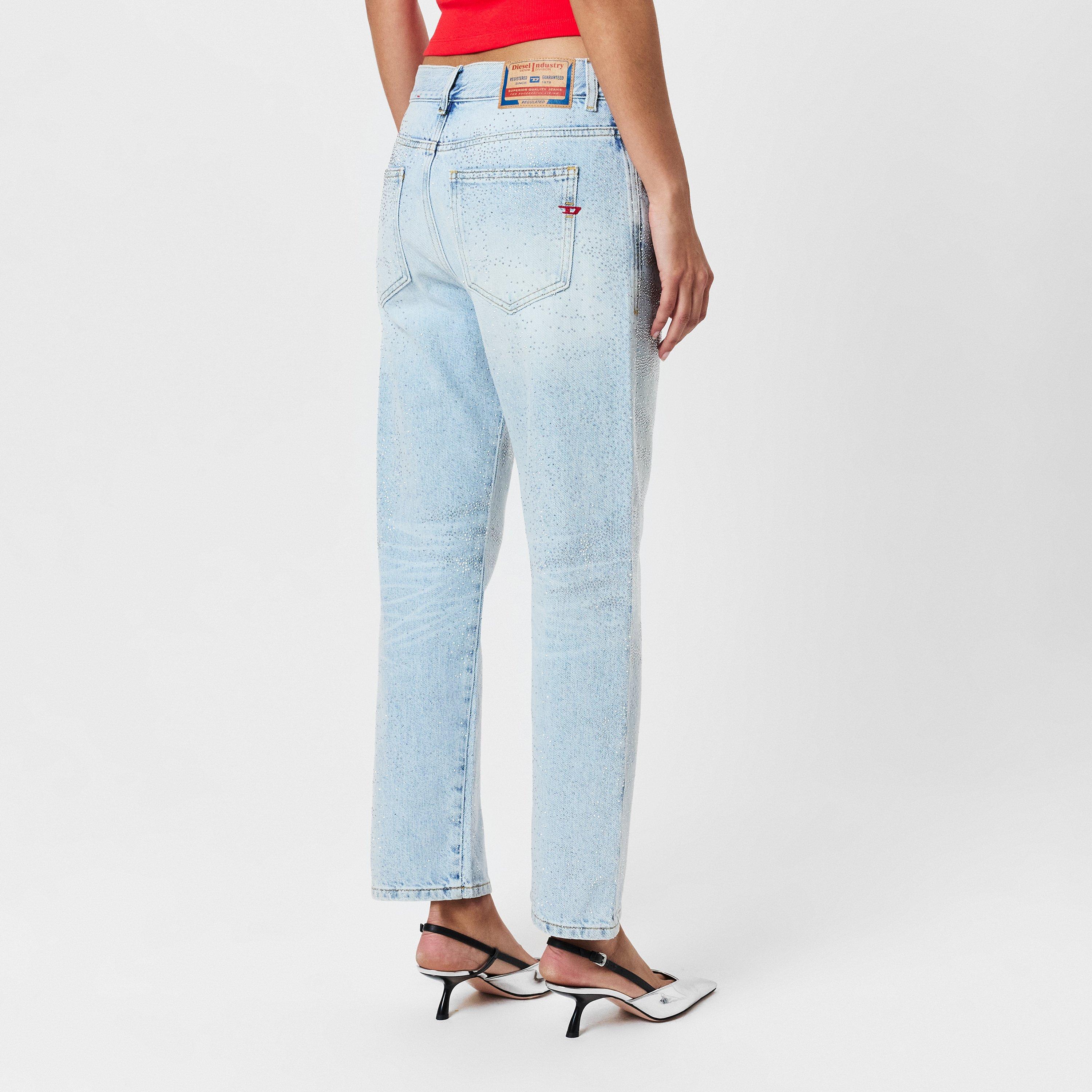 Blue Denim - Diesel - Women's Straight Leg Jeans - 4