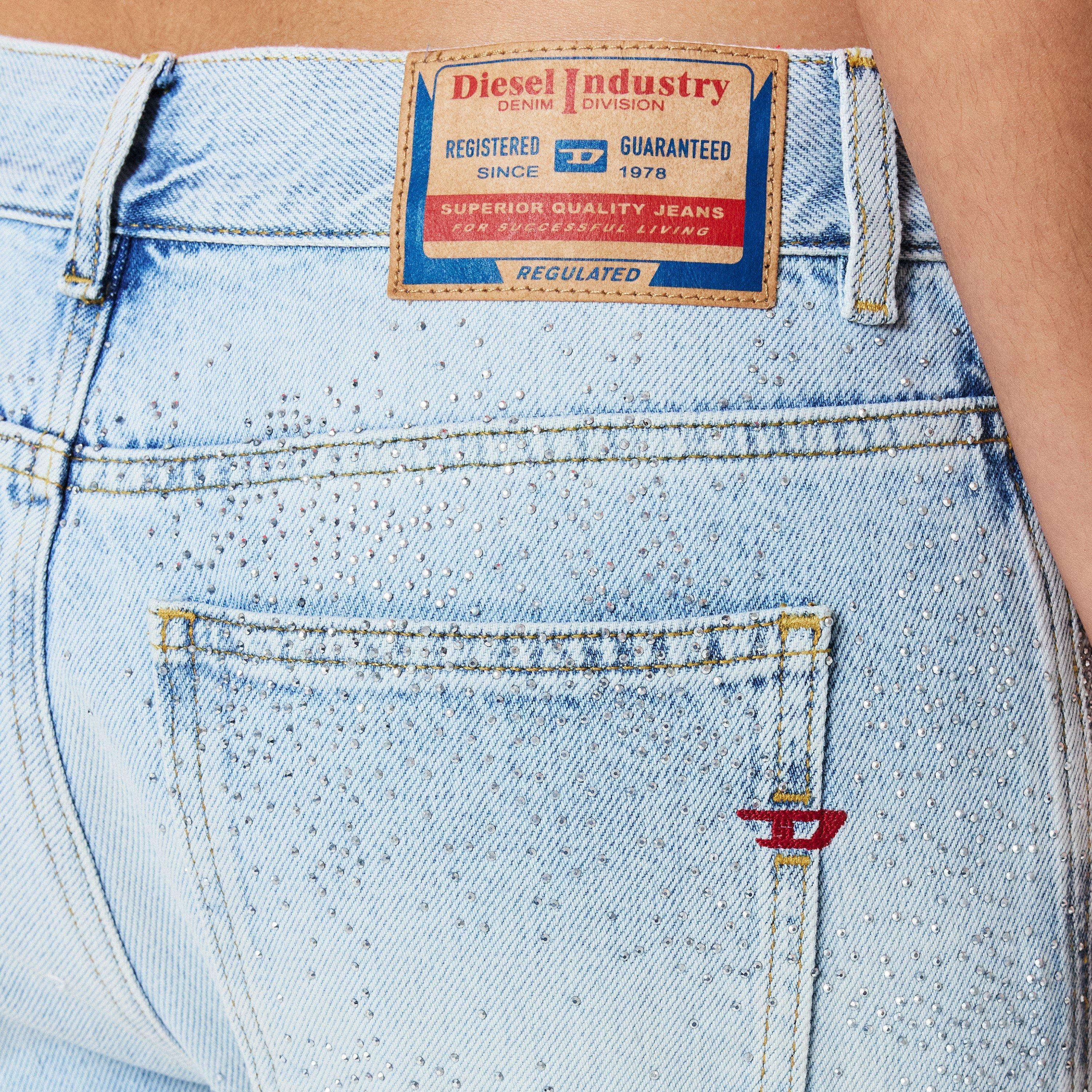 Blue Denim - Diesel - Women's Straight Leg Jeans - 5