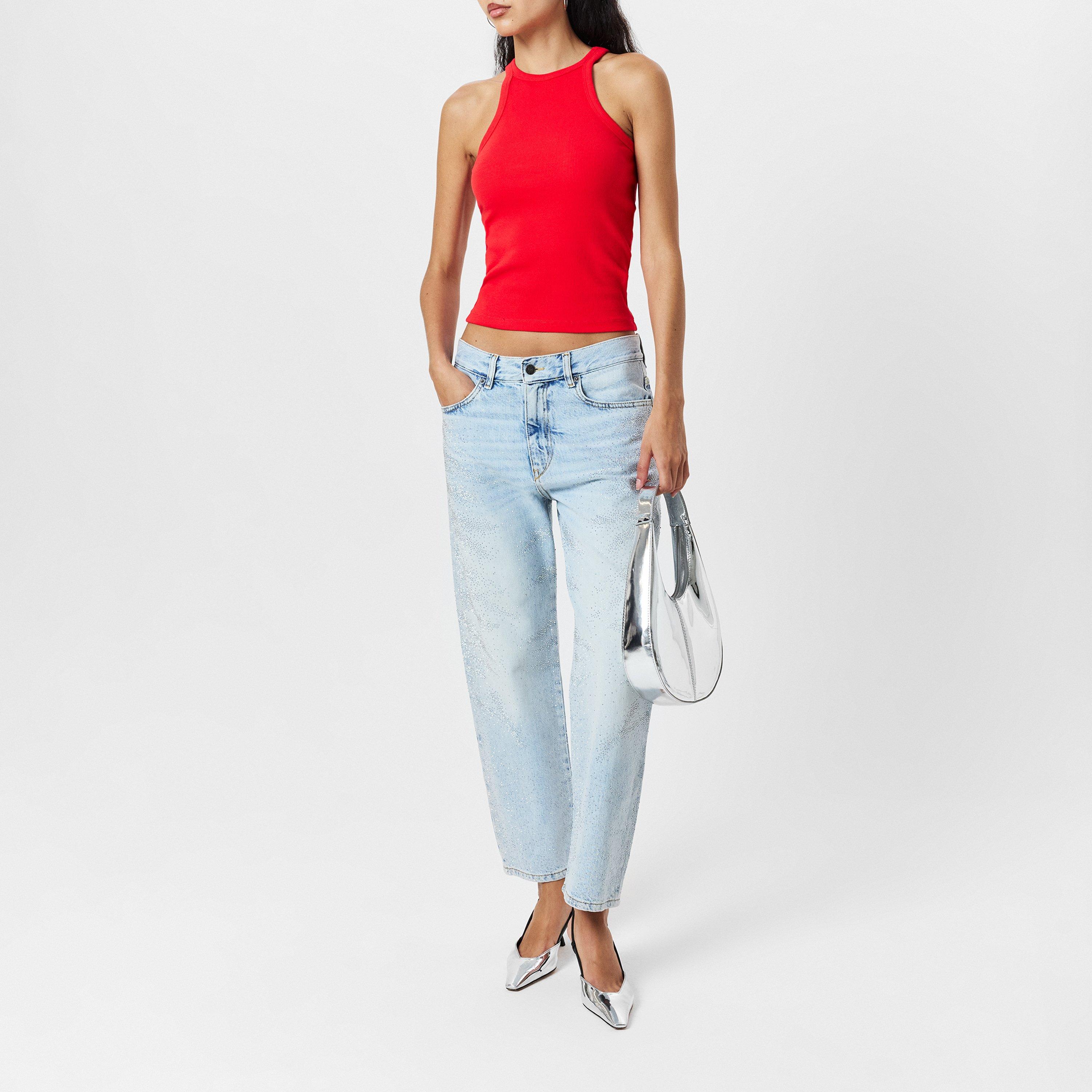 Blue Denim - Diesel - Women's Straight Leg Jeans - 6