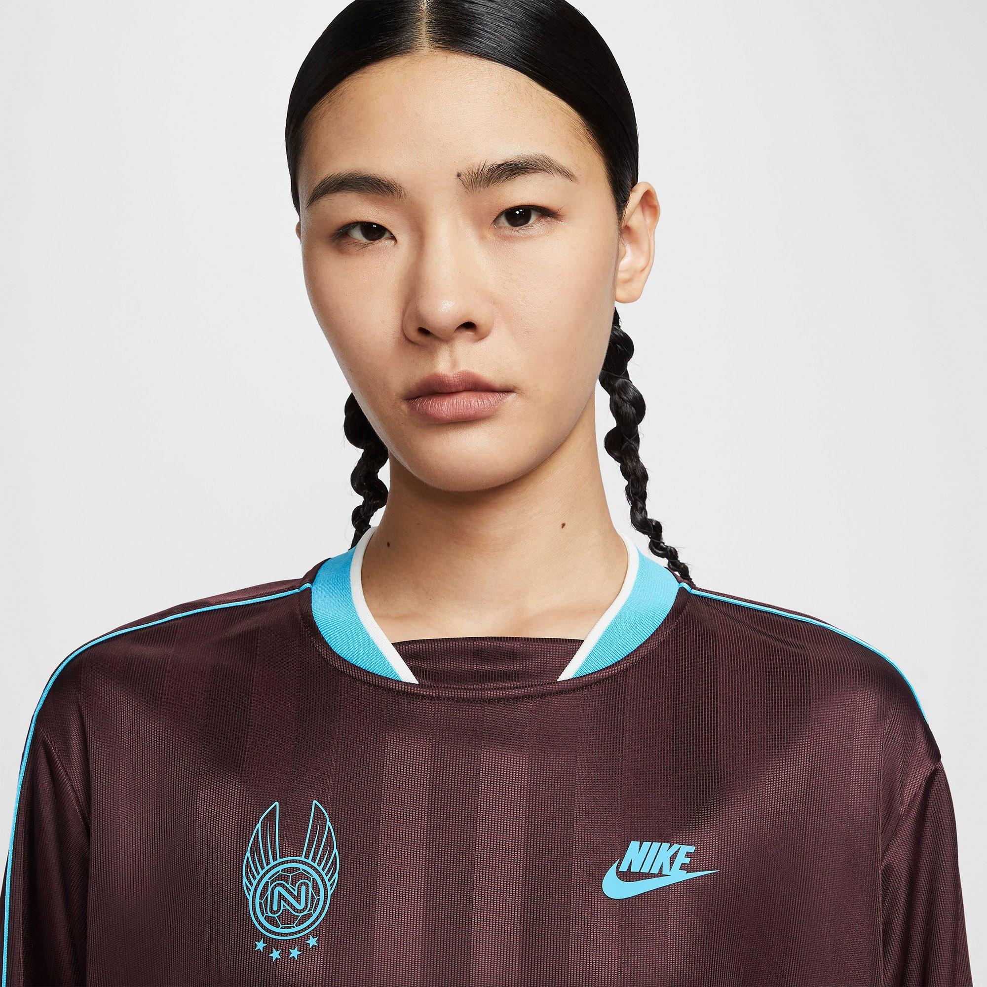 Burgundy/blue - Nike - Nike Nsw Ls Jersey Ld61 - 3