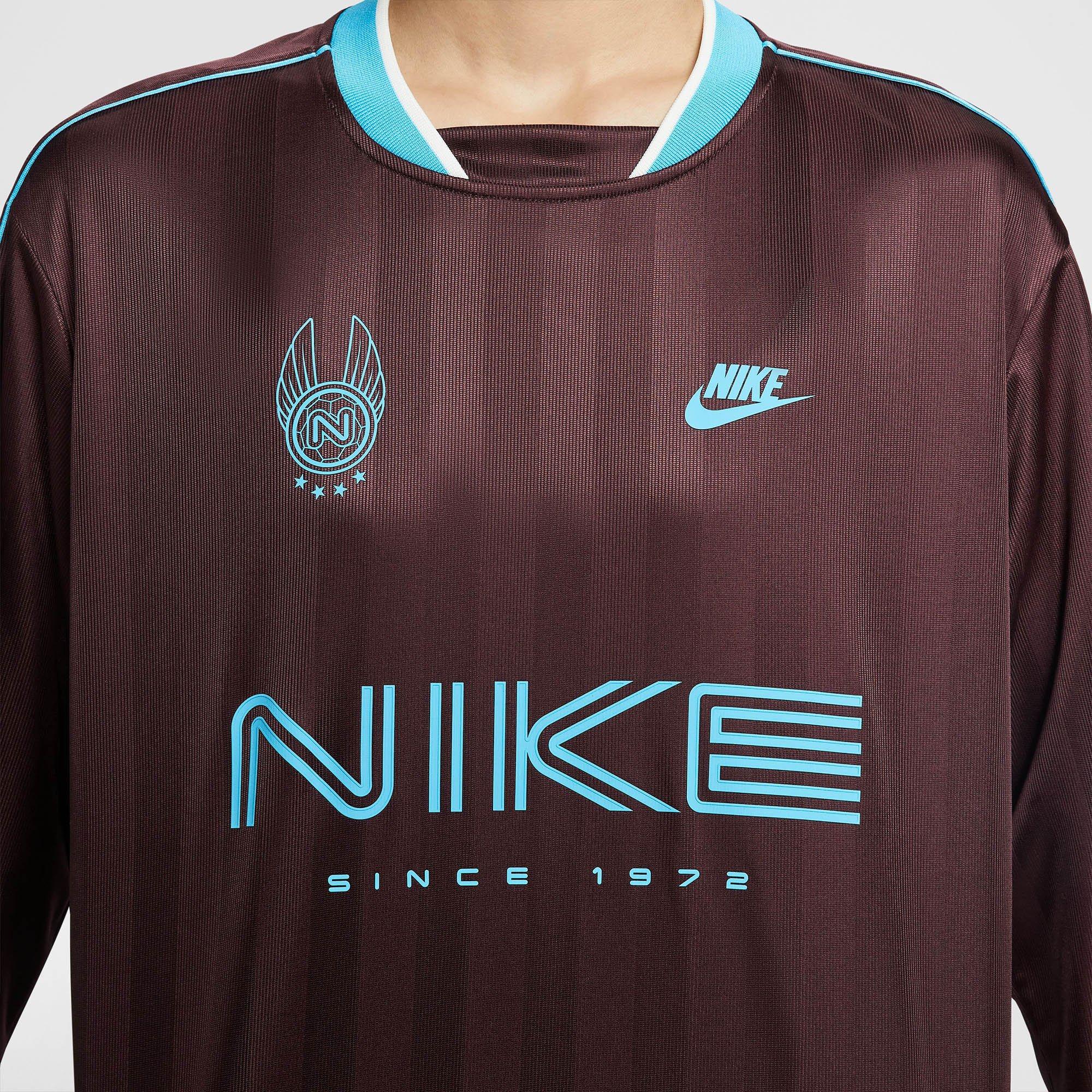 Burgundy/blue - Nike - Nike Nsw Ls Jersey Ld61 - 4