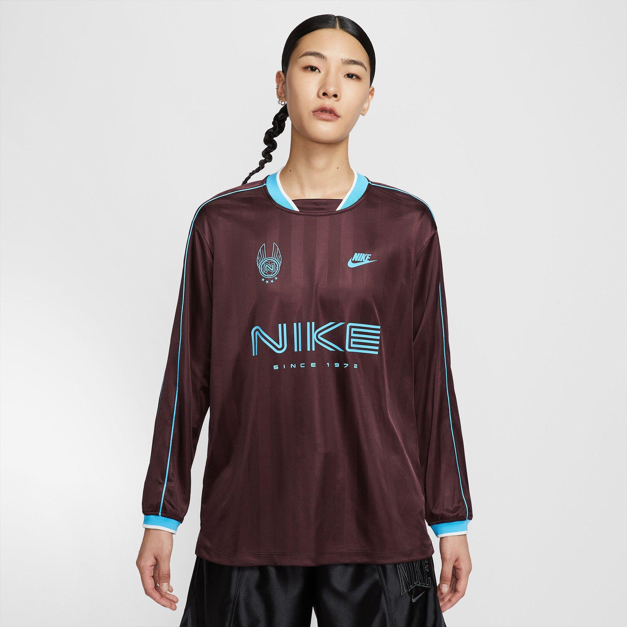 Burgundy/blue - Nike - Nike Nsw Ls Jersey Ld61 - 6