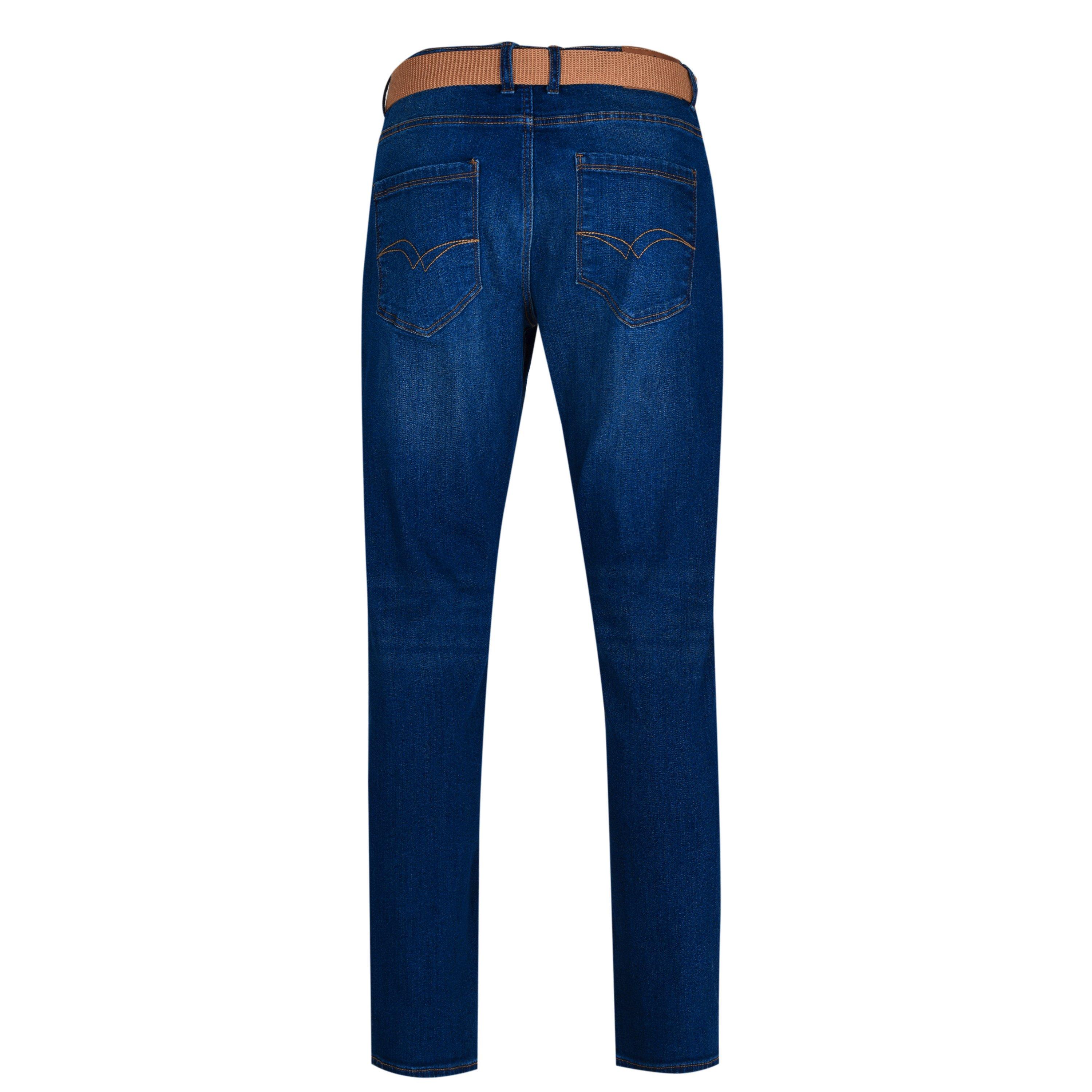Donkere wassing - Lee Cooper - Belted Jeans Mens - 6