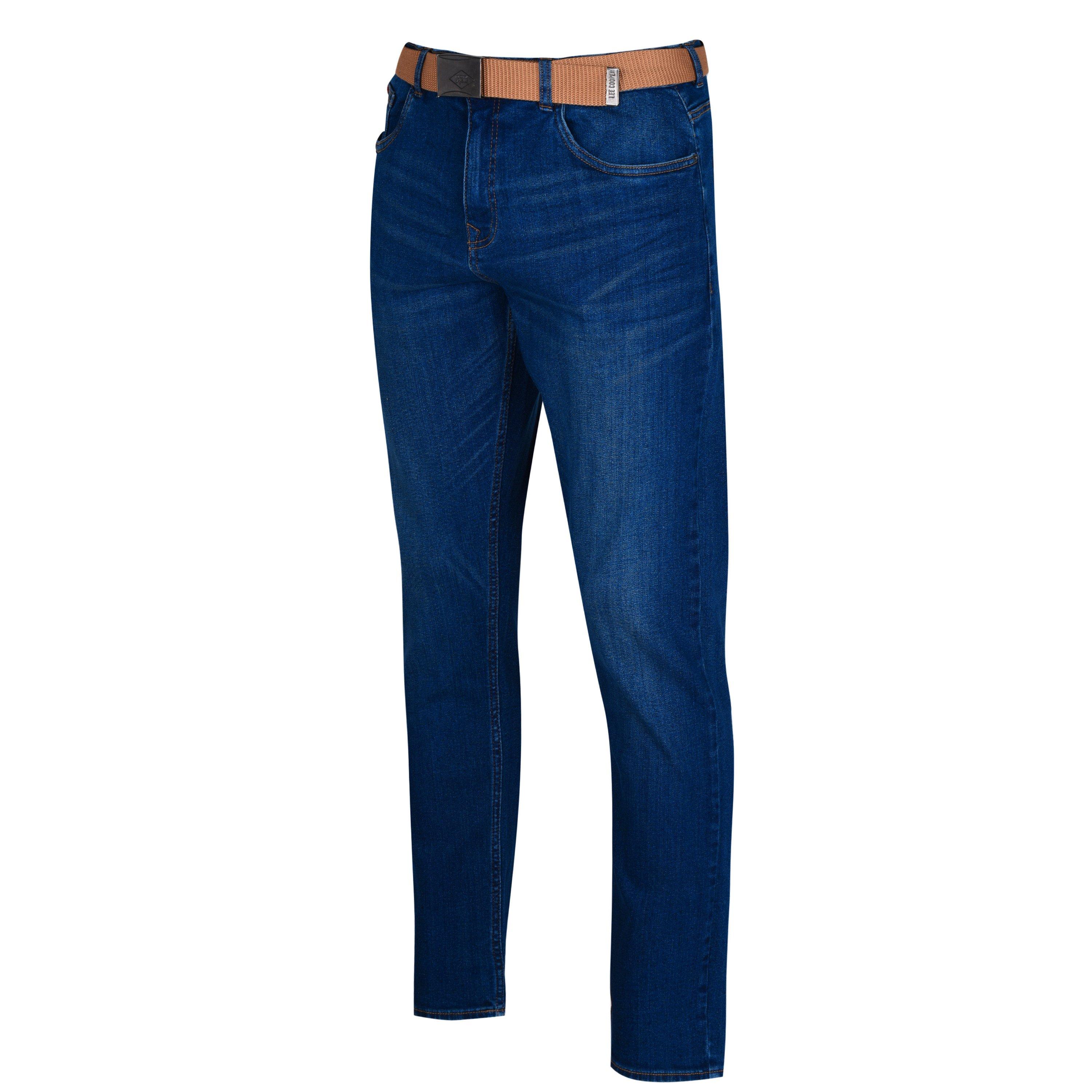 Donkere wassing - Lee Cooper - Belted Jeans Mens - 7