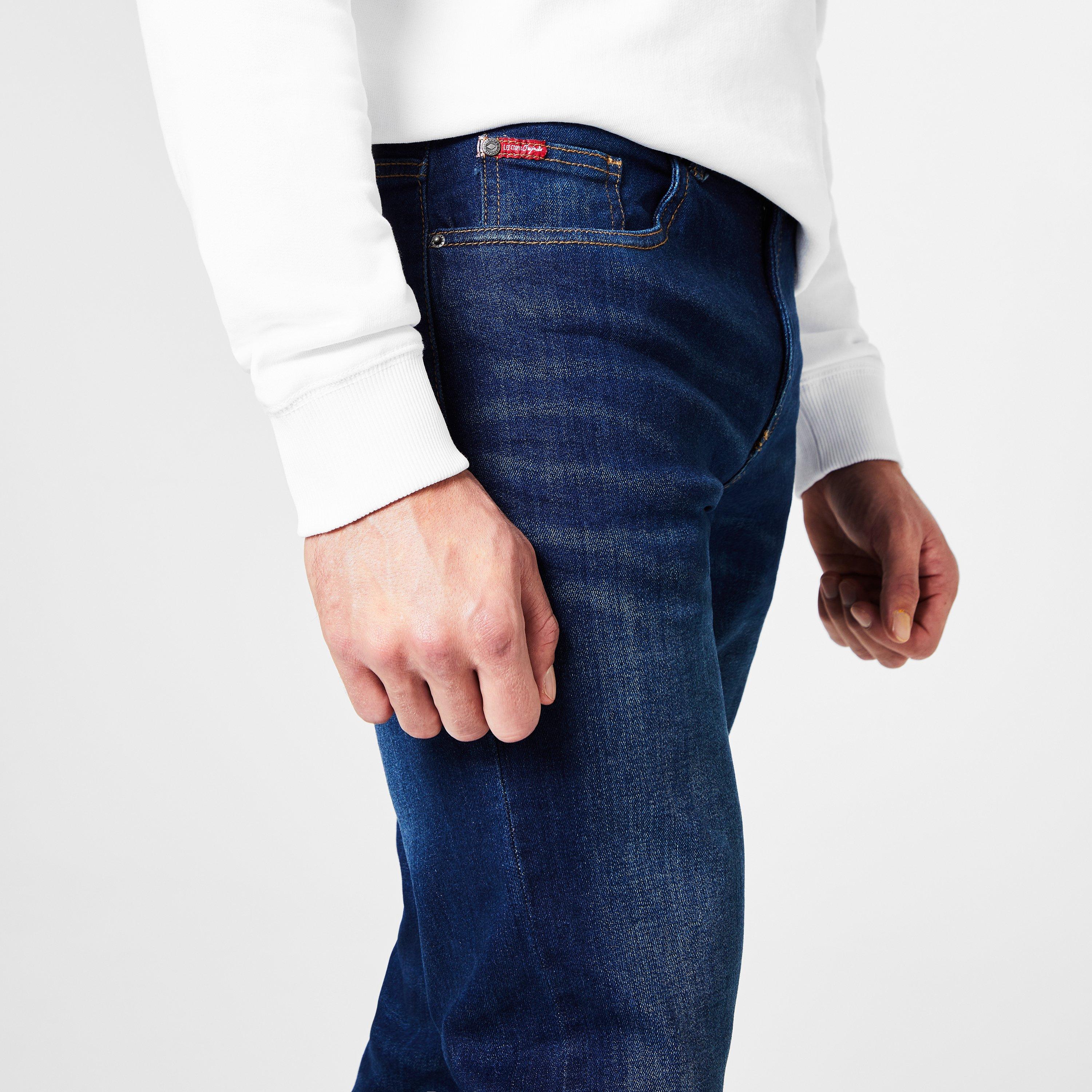 Donkere wassing - Lee Cooper - Belted Jeans Mens - 5