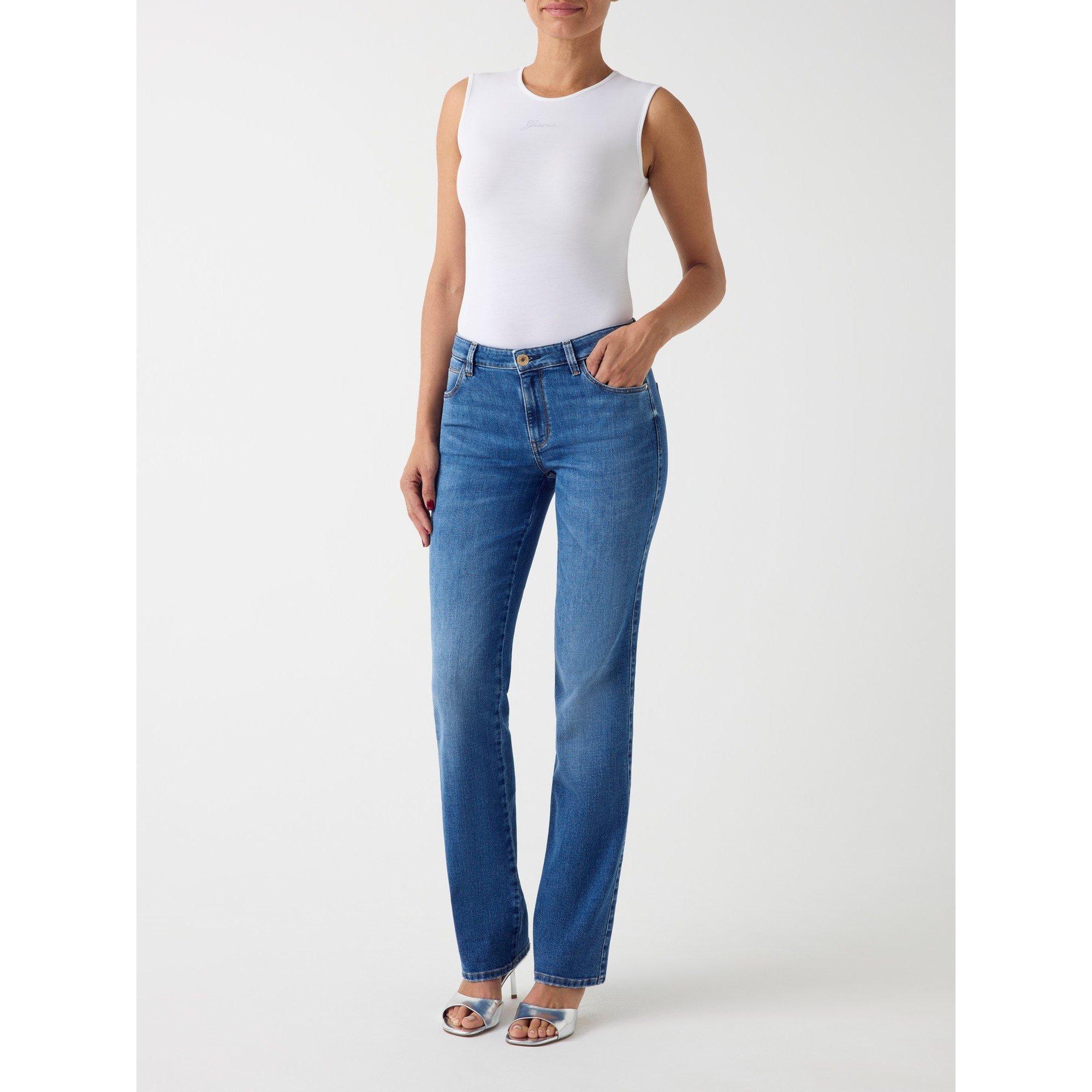 Guess Women's Sexy Straight Leg Jeans - Timeless Mid - 30