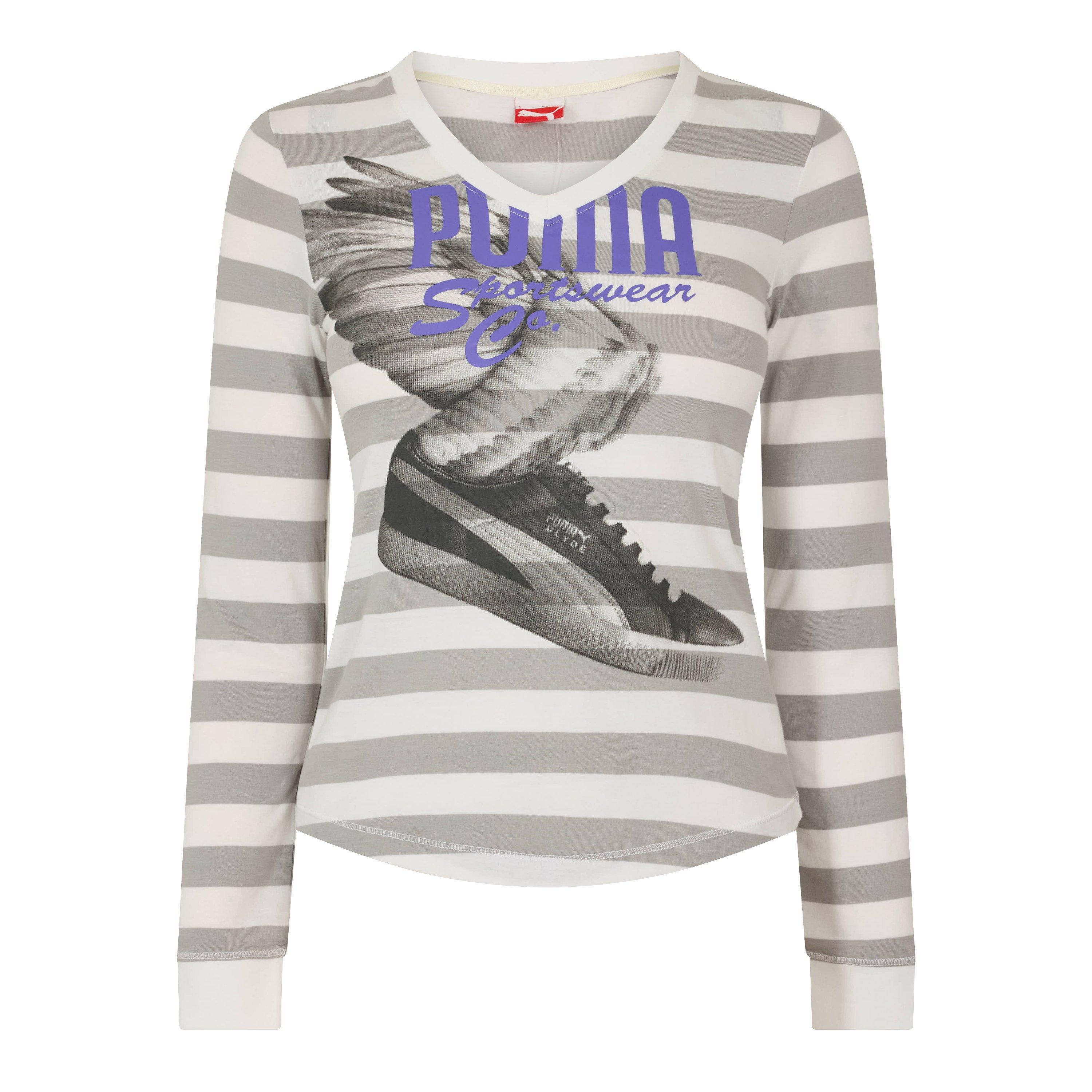 White - Puma - Ls Tee Womens - 1