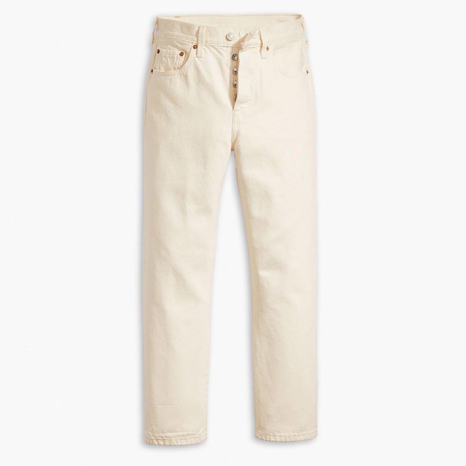 Levis Women's 501 Crop Long Live The Queen - Ethereal Ecru - 29 L26