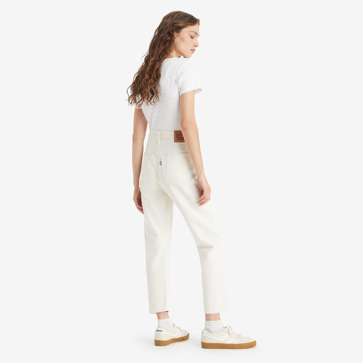 Ethereal Ecru - Levis - Levis 501 Crop Long Live The Queen - 3