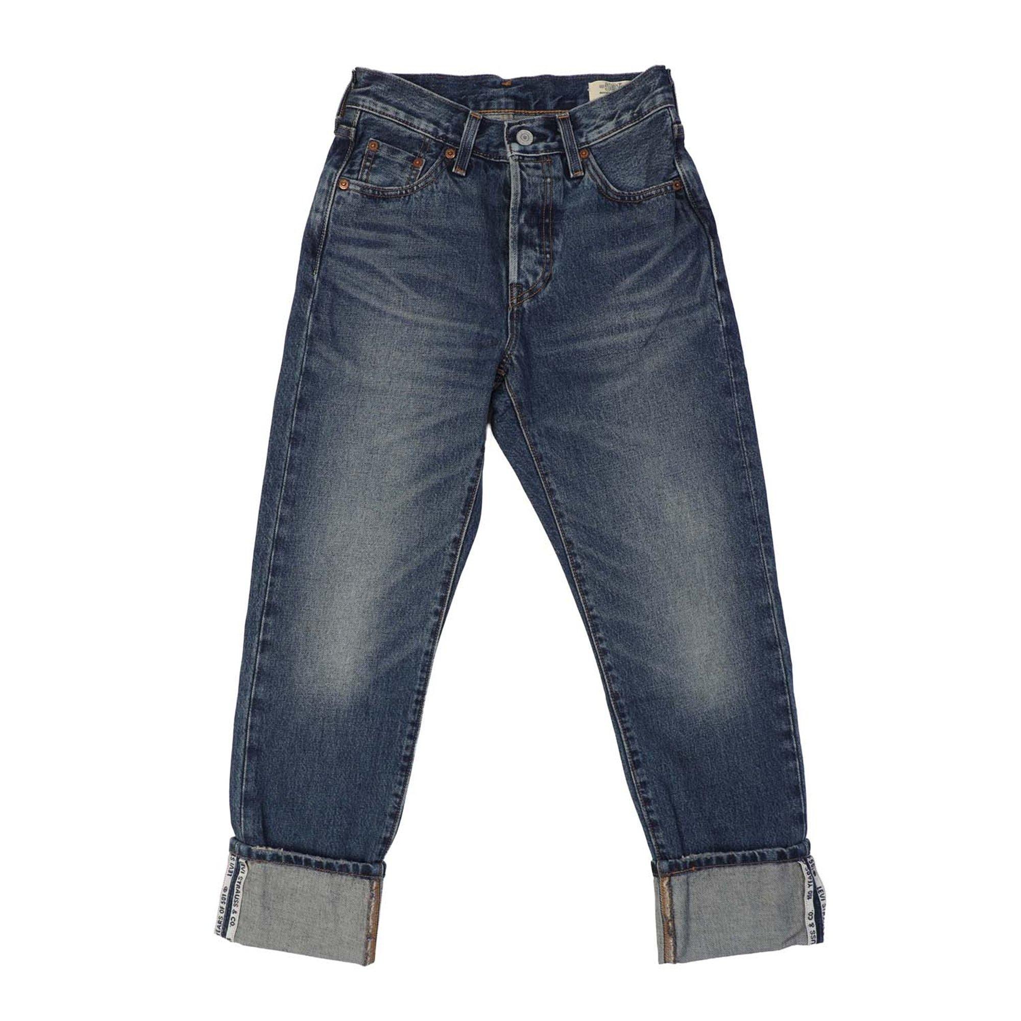 Gold Digg Slvdg - Levis - Women's Mid Rise Structured Straight Leg Jeans - 1