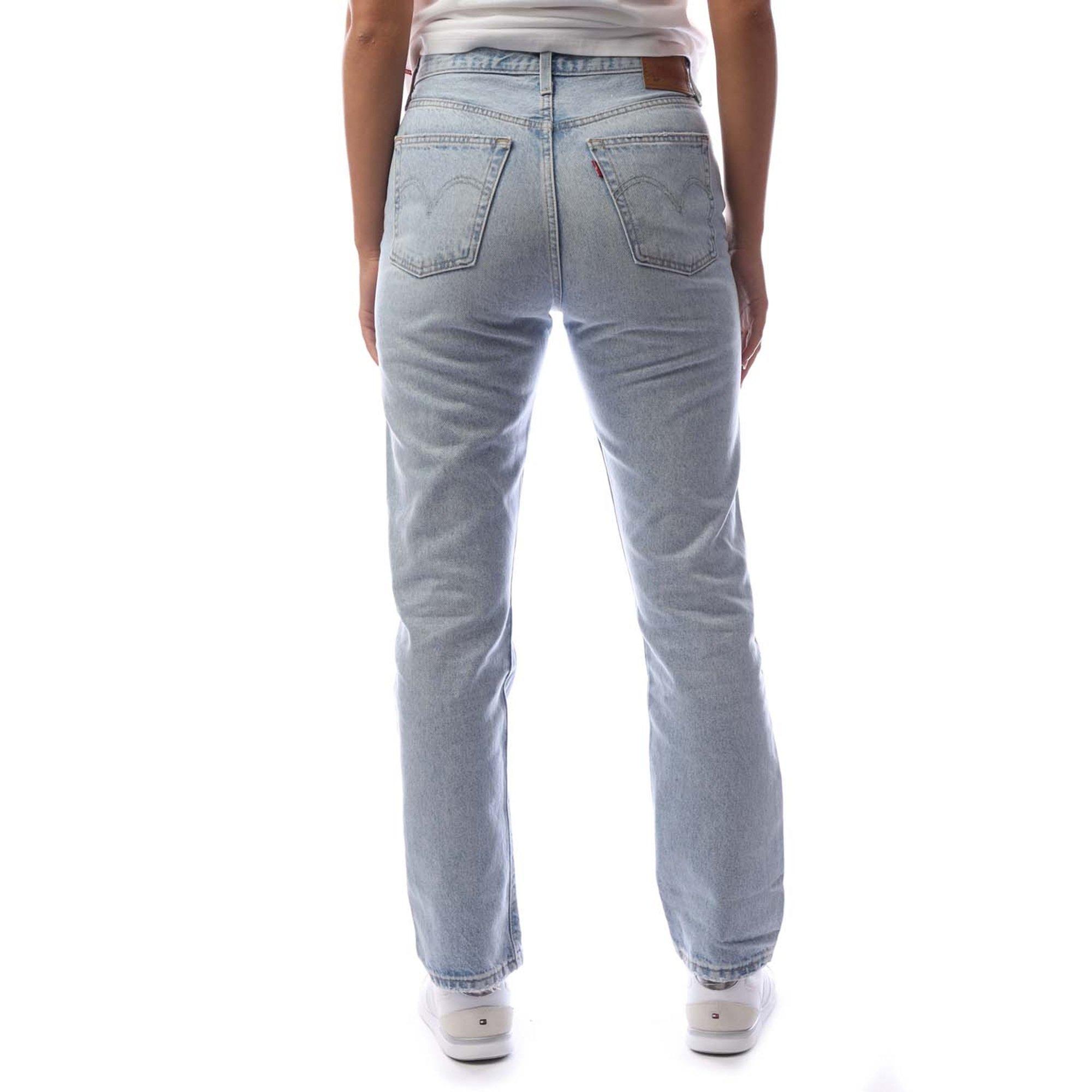 Blue - Levis - Women's Straight Leg Jeans - 2