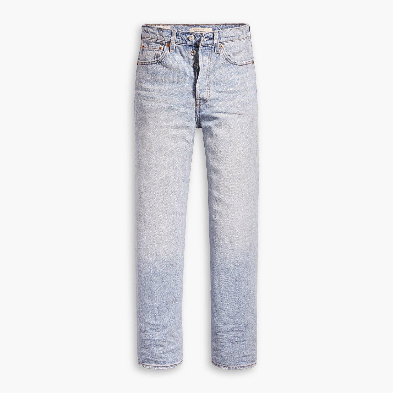 Levis Women's Ribcage Straight Ankle Middle - Middle Road - 28 L29