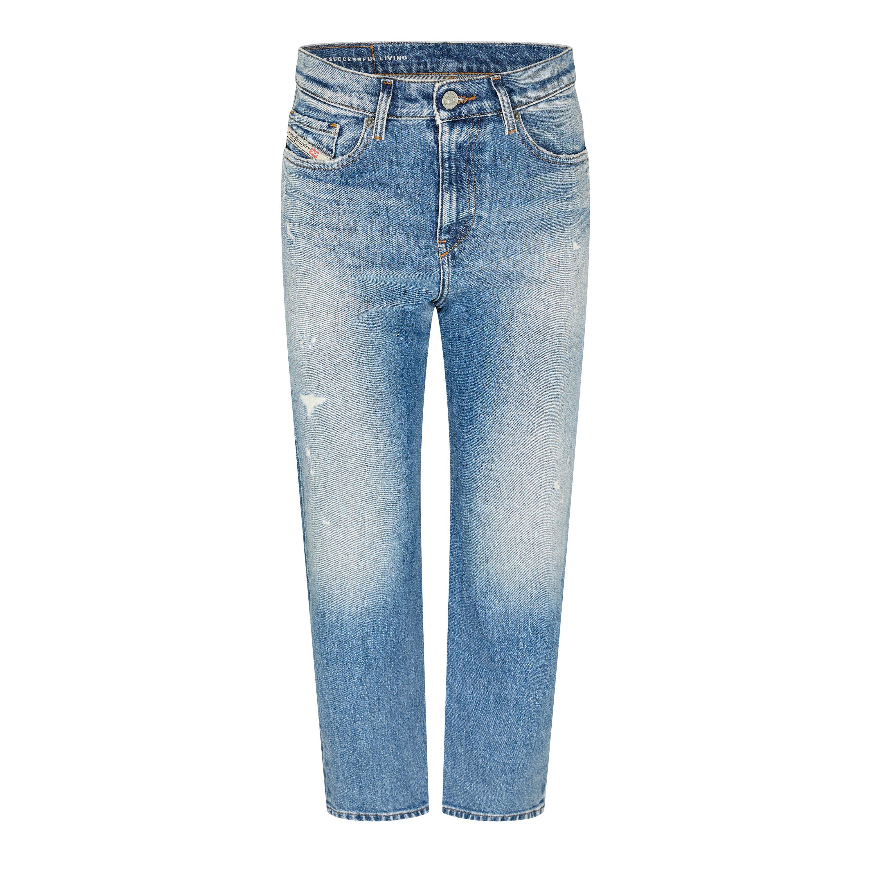 Diesel Women's Air Pntl Straight Leg Jeans - Blue Denim