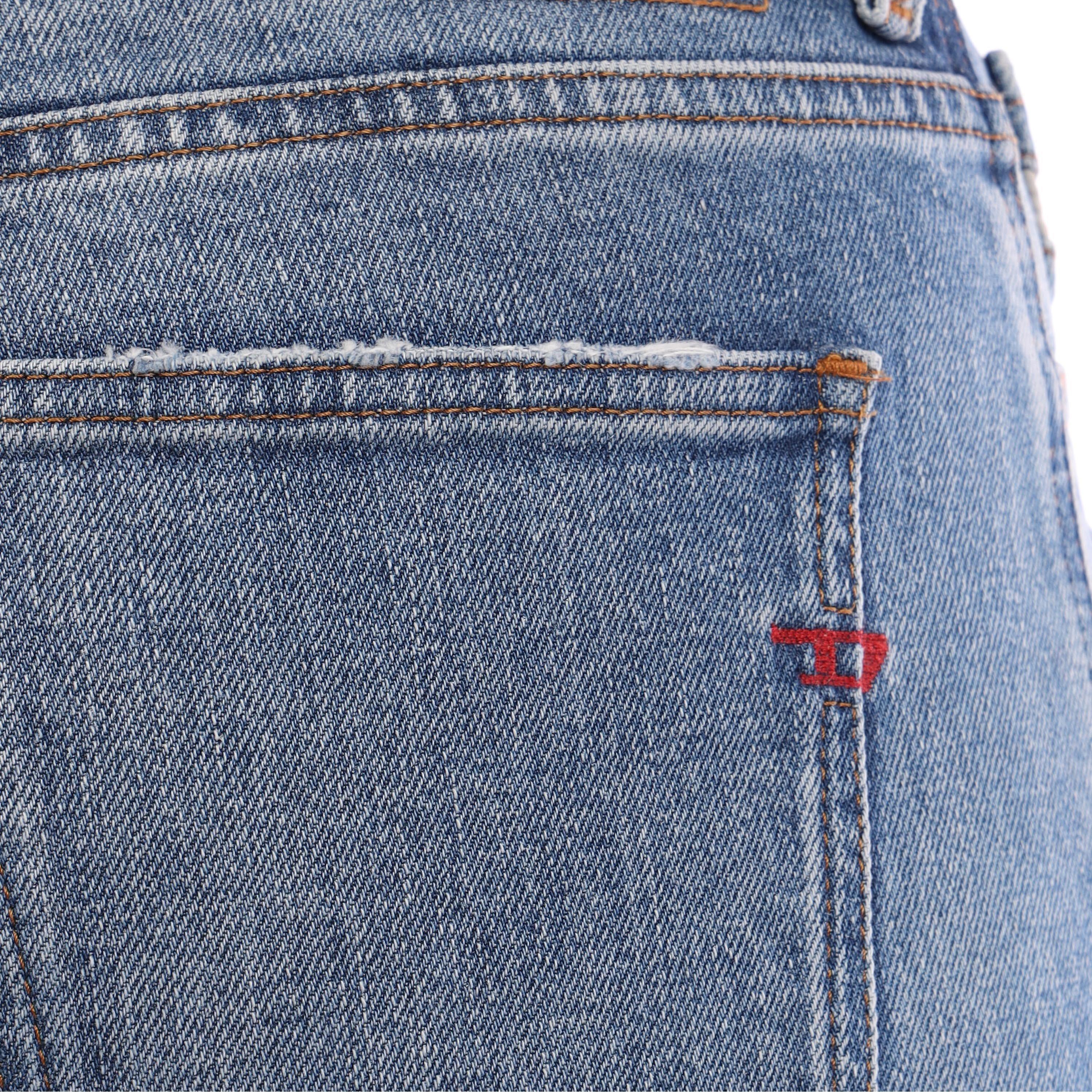 Blue Denim - Diesel - Women's Air Pntl Straight Leg Jeans - 6