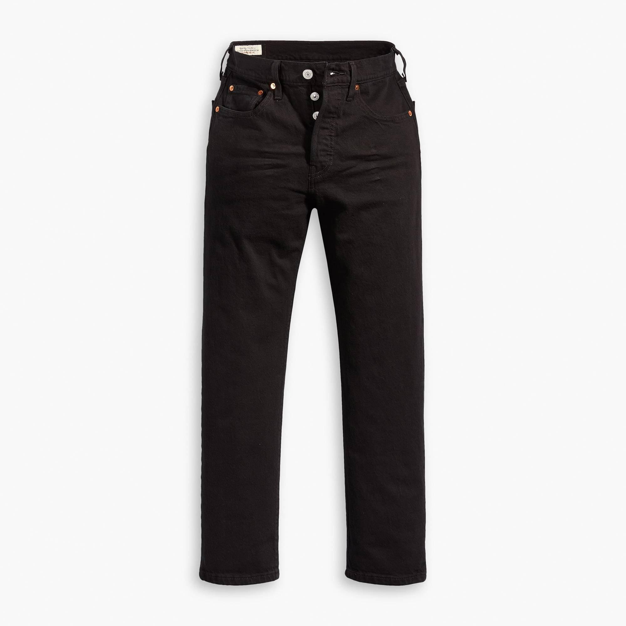Levis Women's 501 Cropped Jeans - Black Sprout - 28 L30