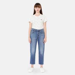 Levis 501 Cropped Jeans