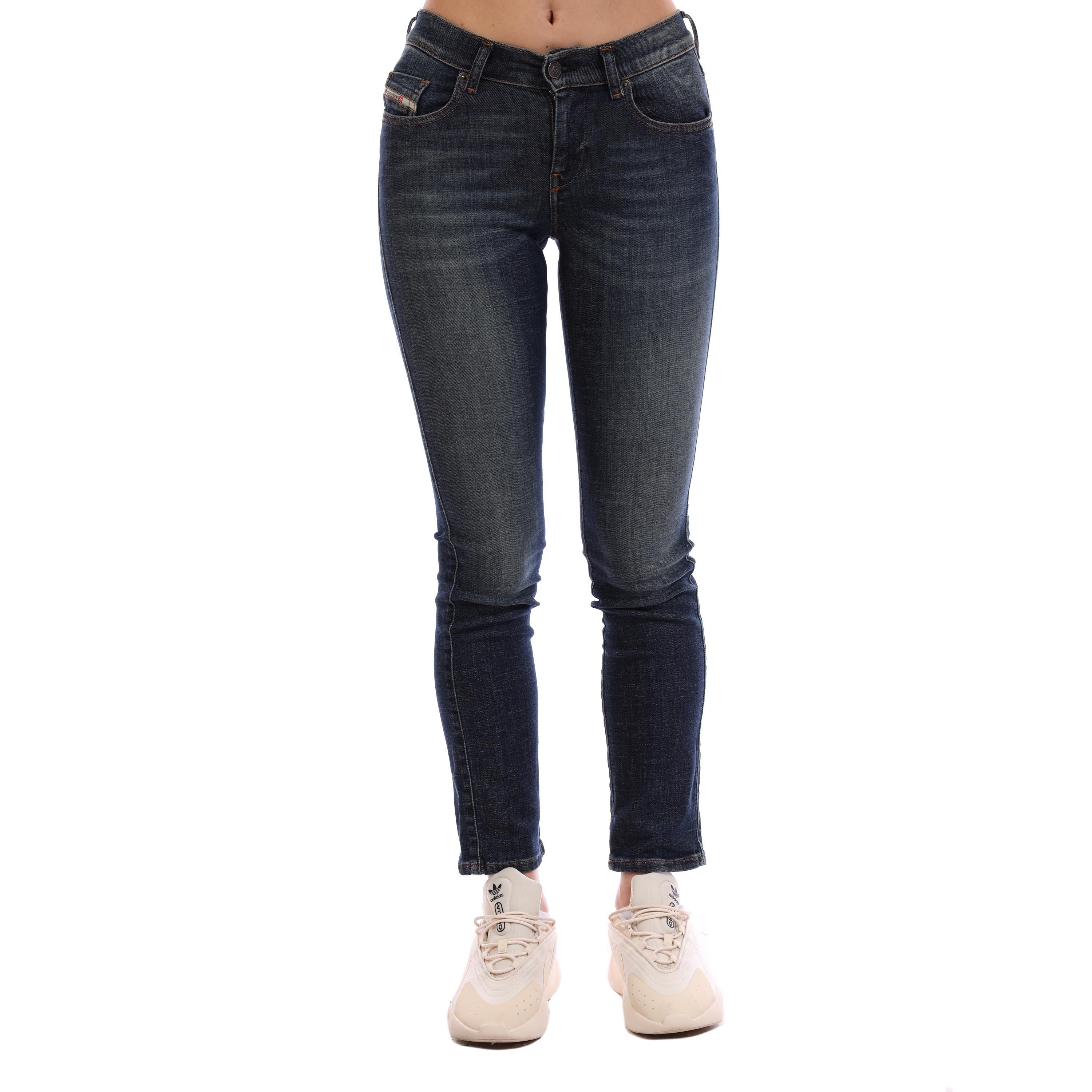 Blue Denim - Diesel - Women's Sand Straight Leg Jeans - 3