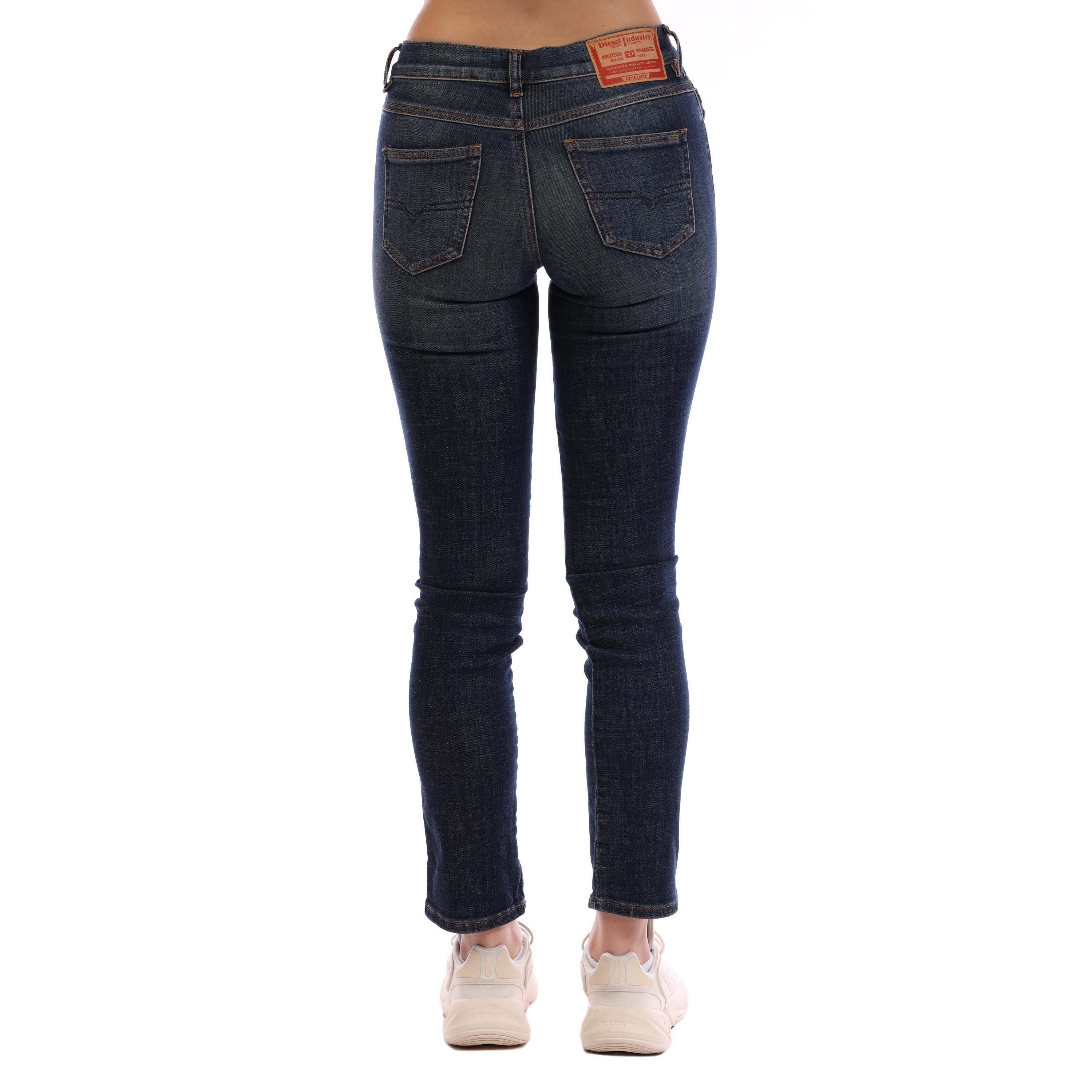 Blue Denim - Diesel - Women's Sand Straight Leg Jeans - 4