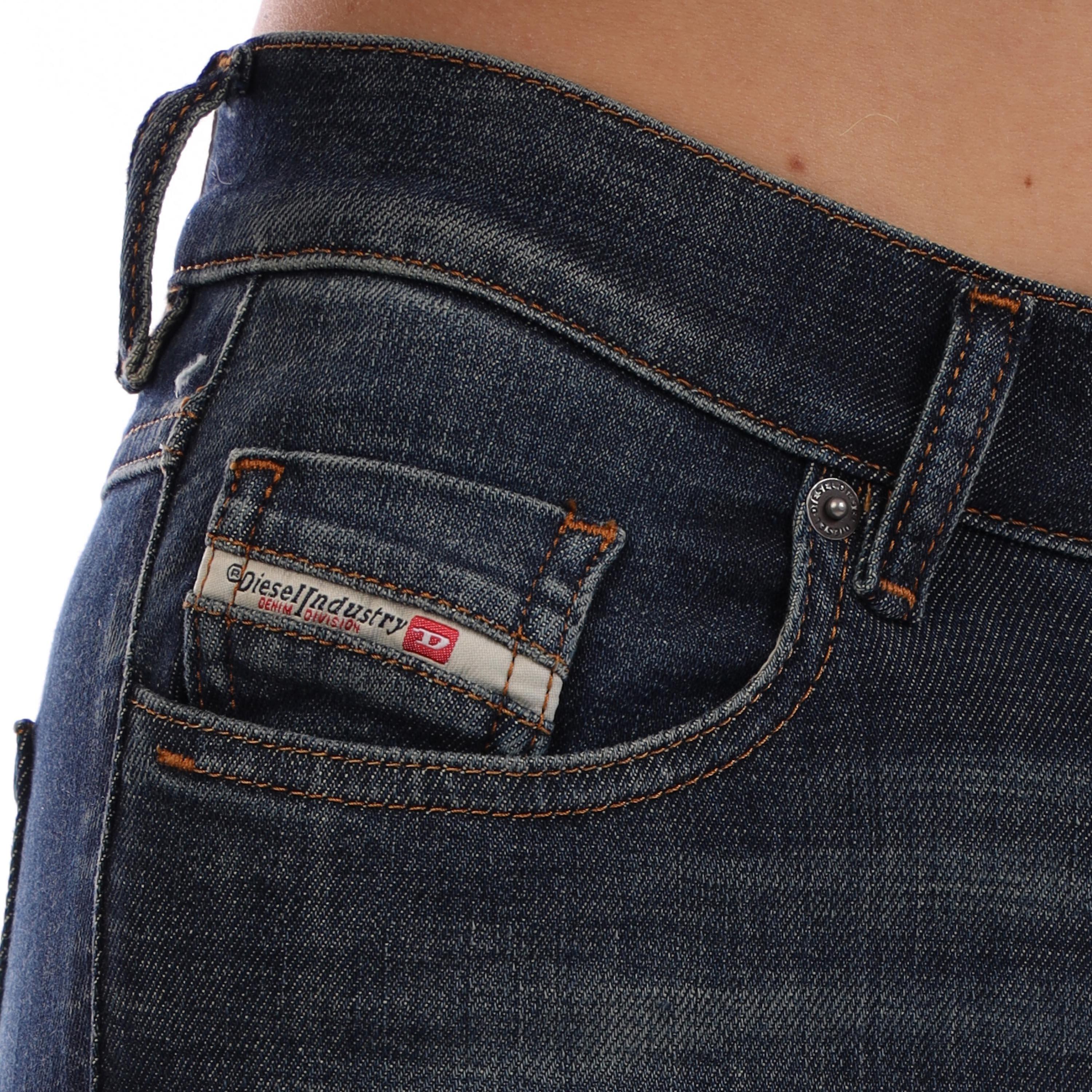 Blue Denim - Diesel - Women's Sand Straight Leg Jeans - 5