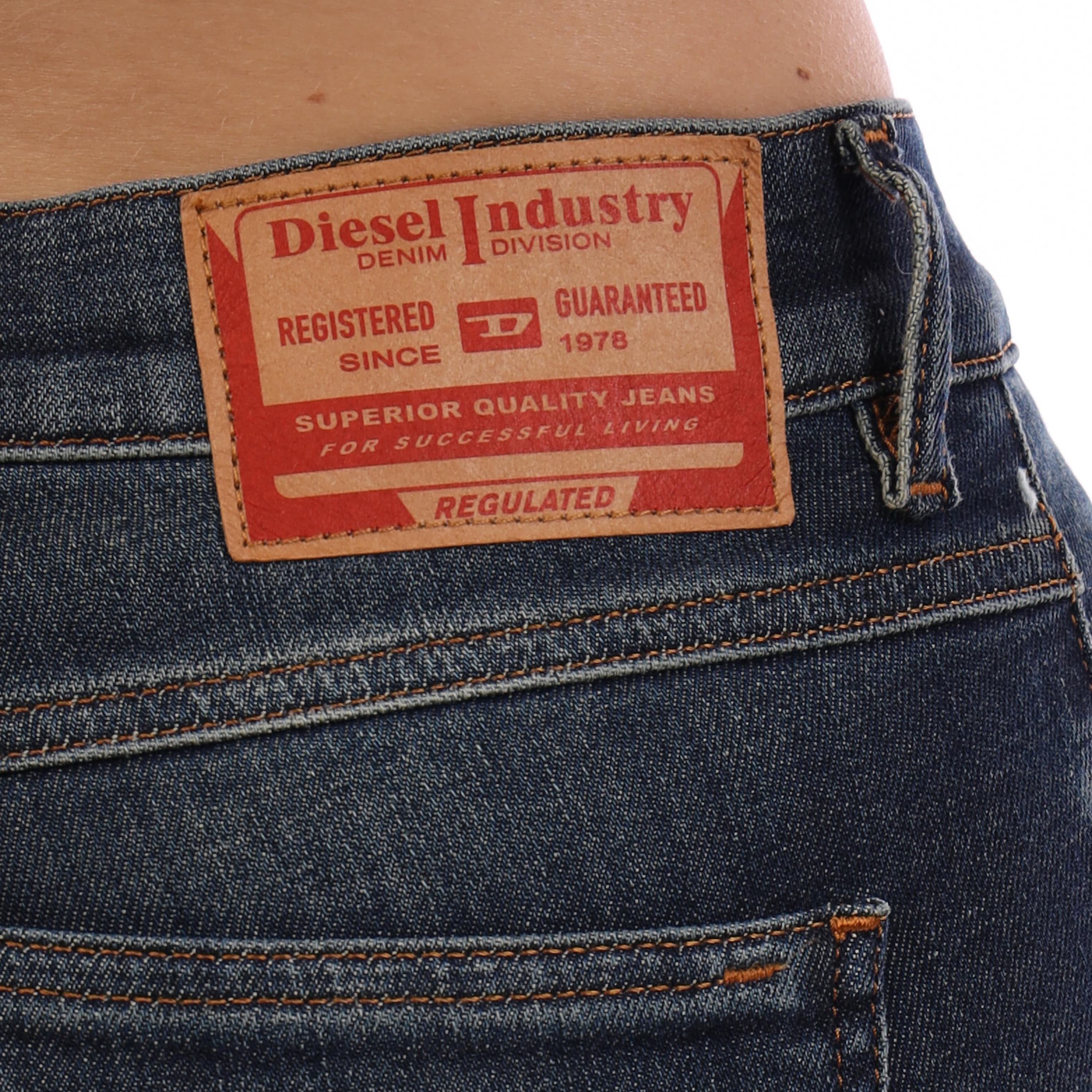 Blue Denim - Diesel - Women's Sand Straight Leg Jeans - 6