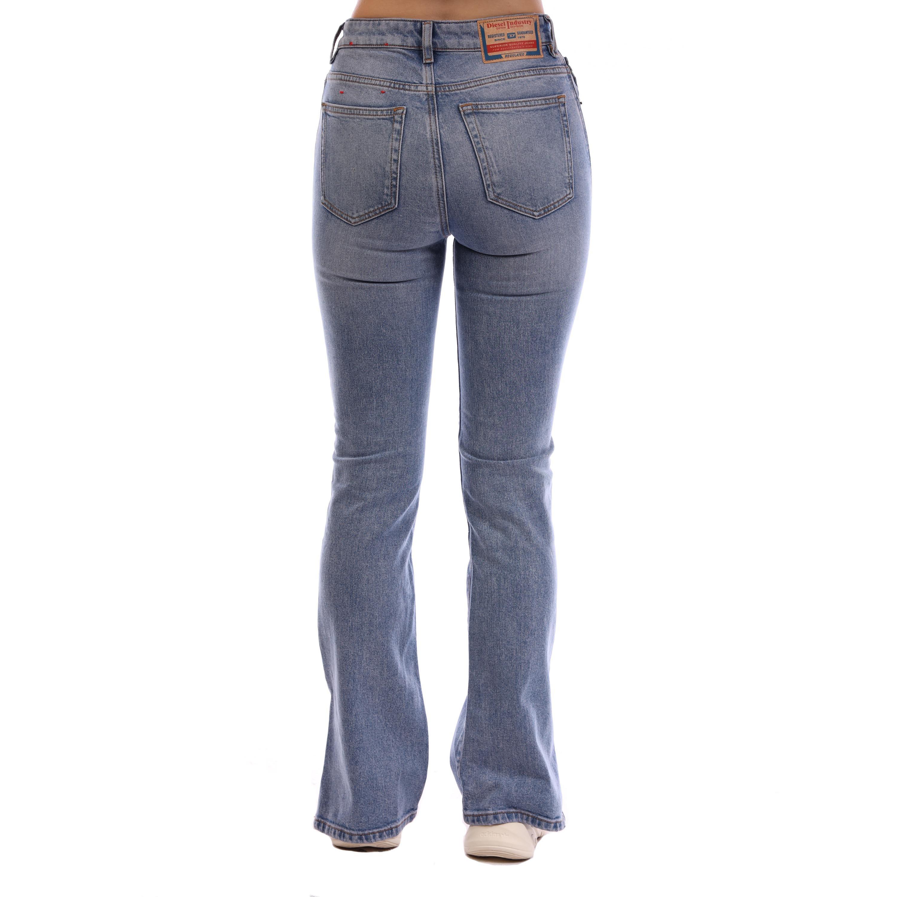 Mauve - Diesel - Women's Esptn Straight Leg Jeans - 4