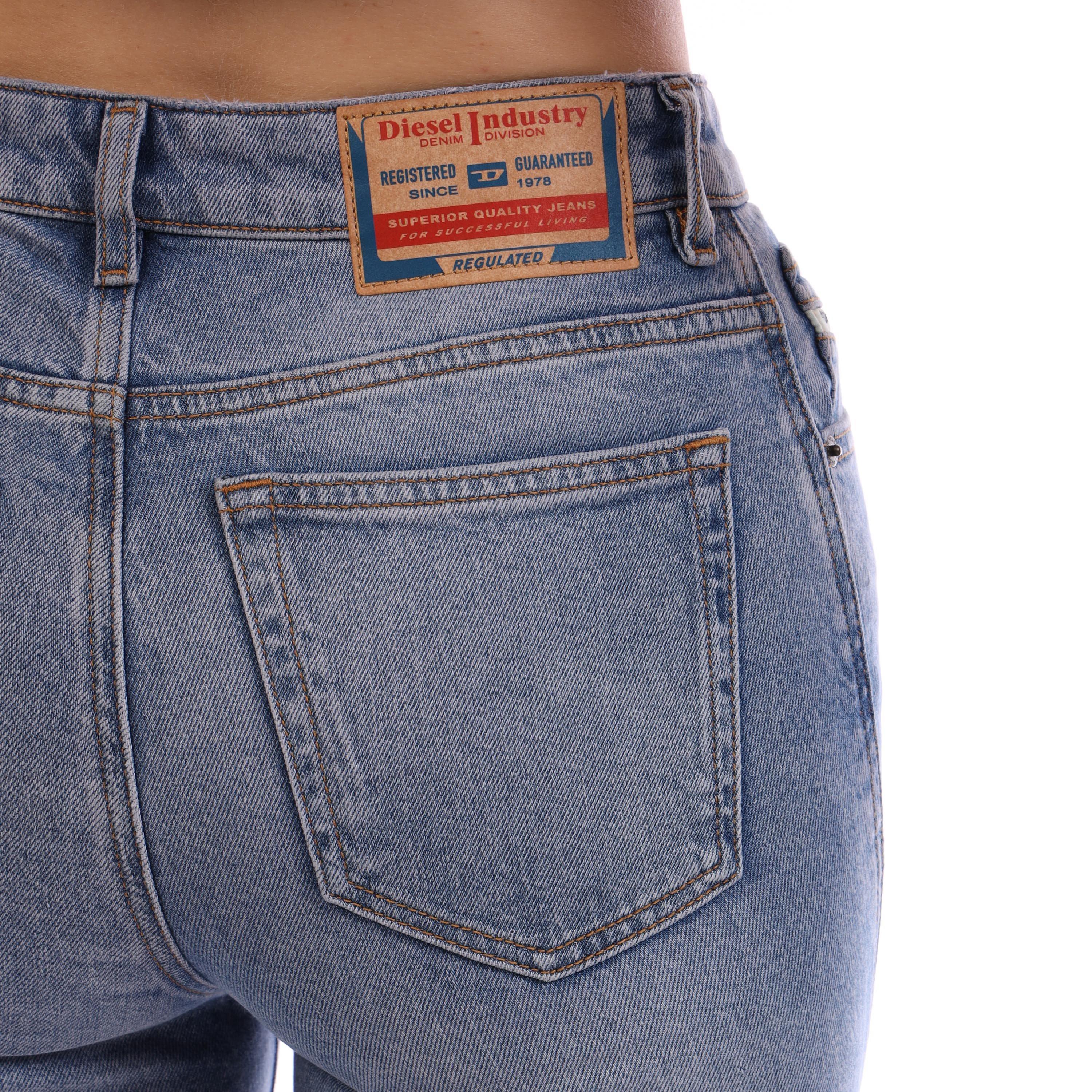 Mauve - Diesel - Women's Esptn Straight Leg Jeans - 6