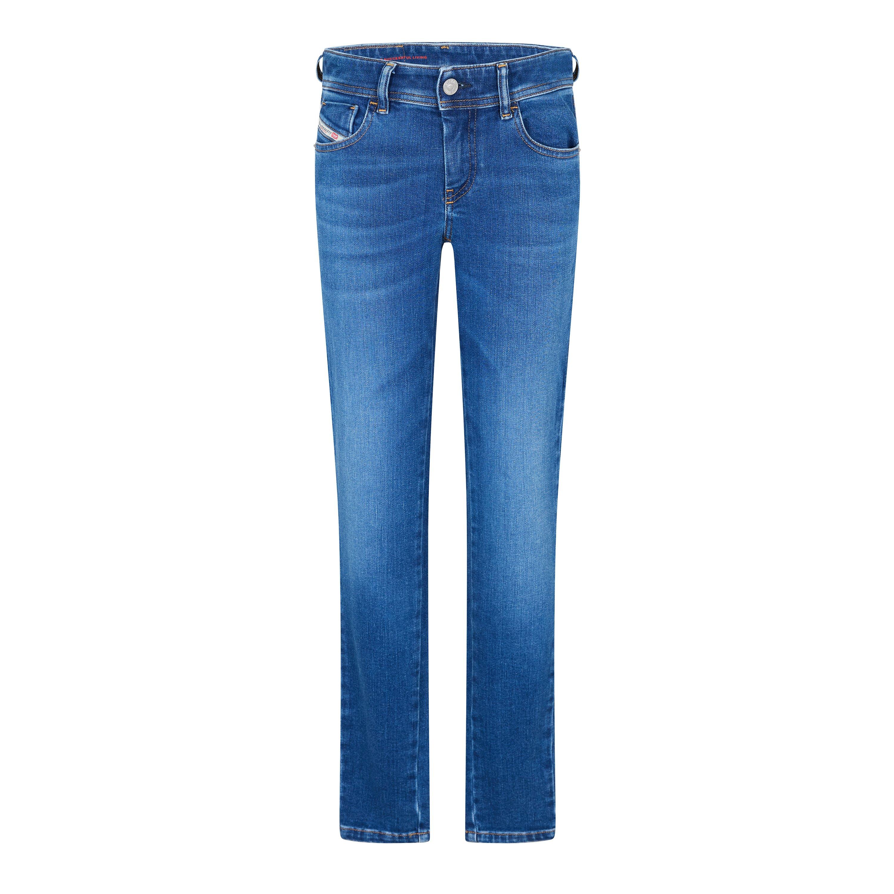 Diesel Women's Straight Leg Jeans - Blue Denim