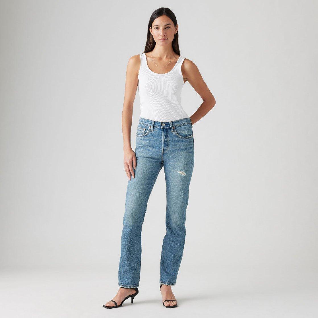Historical Blue - Levis - Levis 501 Jeans For Women Swan Islan - 3