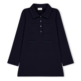 Moncler Long Sleeve Polo Dress Junior