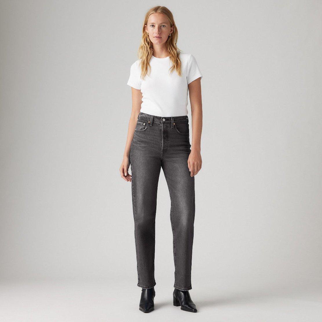 Well Worn - Levis - Women's Ribcage Ankle Straight Leg Jeans - 4