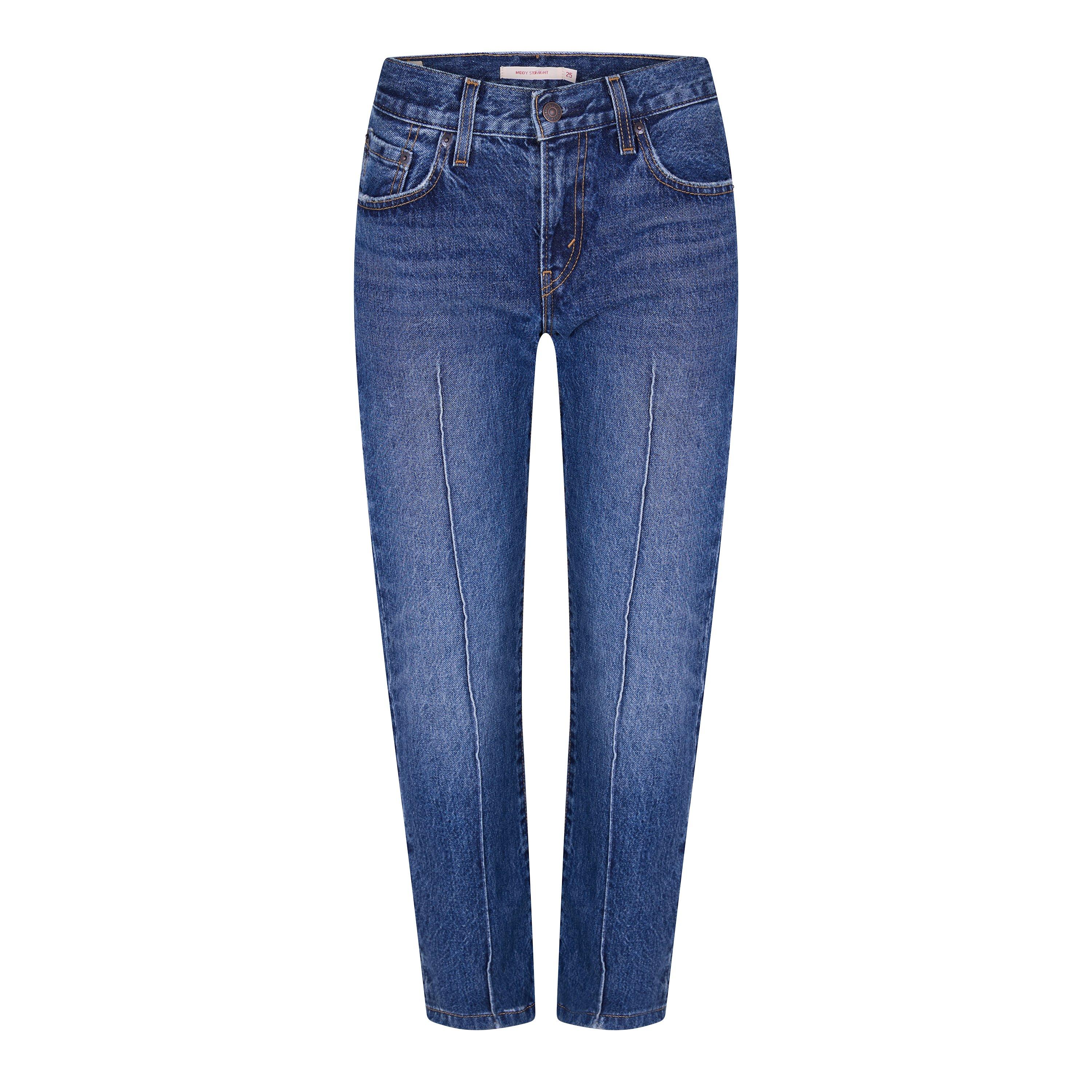 Levis Women's Middy Straight Leg Jeans - No Filter - 25 L31