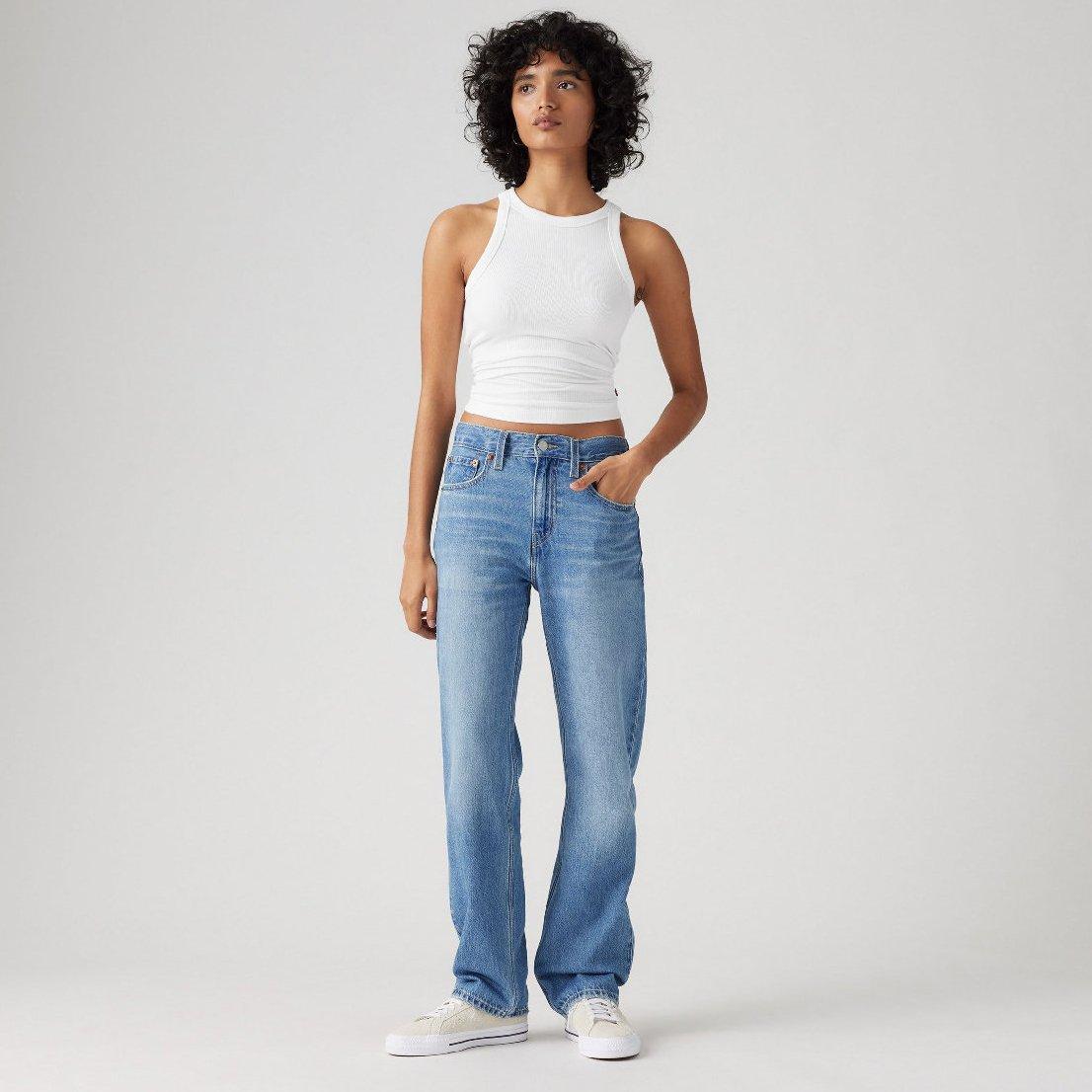 Rough Diamond - Levis - Women's Low Pro Straight Leg Jeans - 4