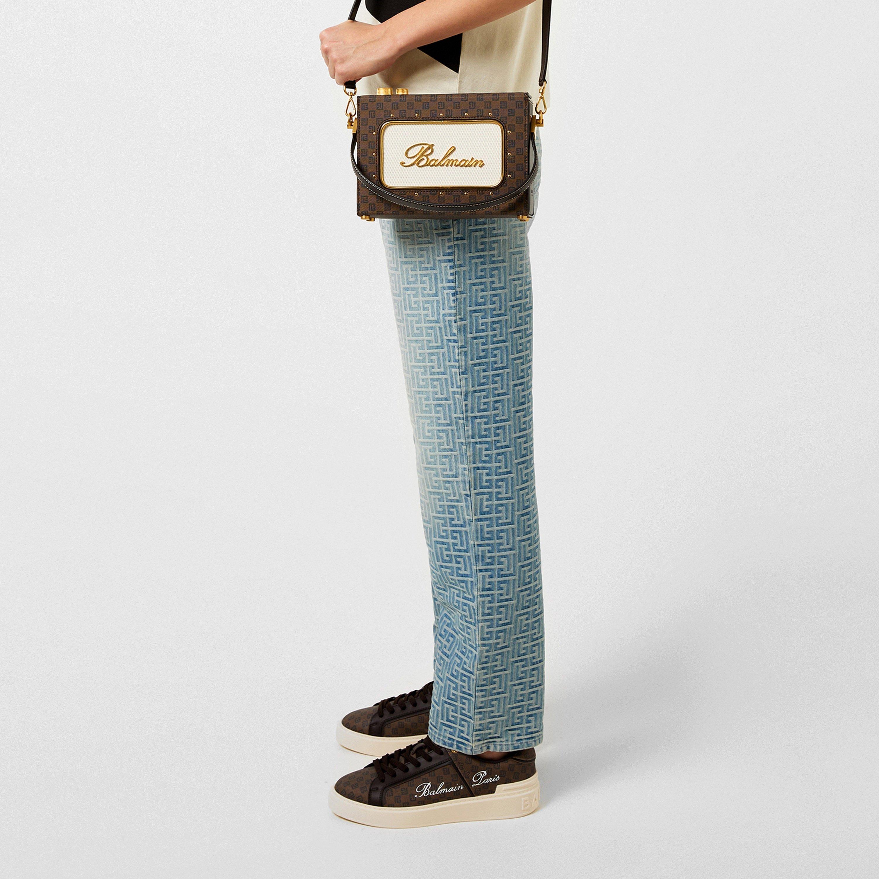 6FF BLEU JEAN - Balmain - Monogram Straight Leg Jeans - 2