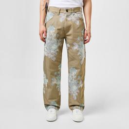 Vivienne Westwood Floral Jacquard Ranch Jeans