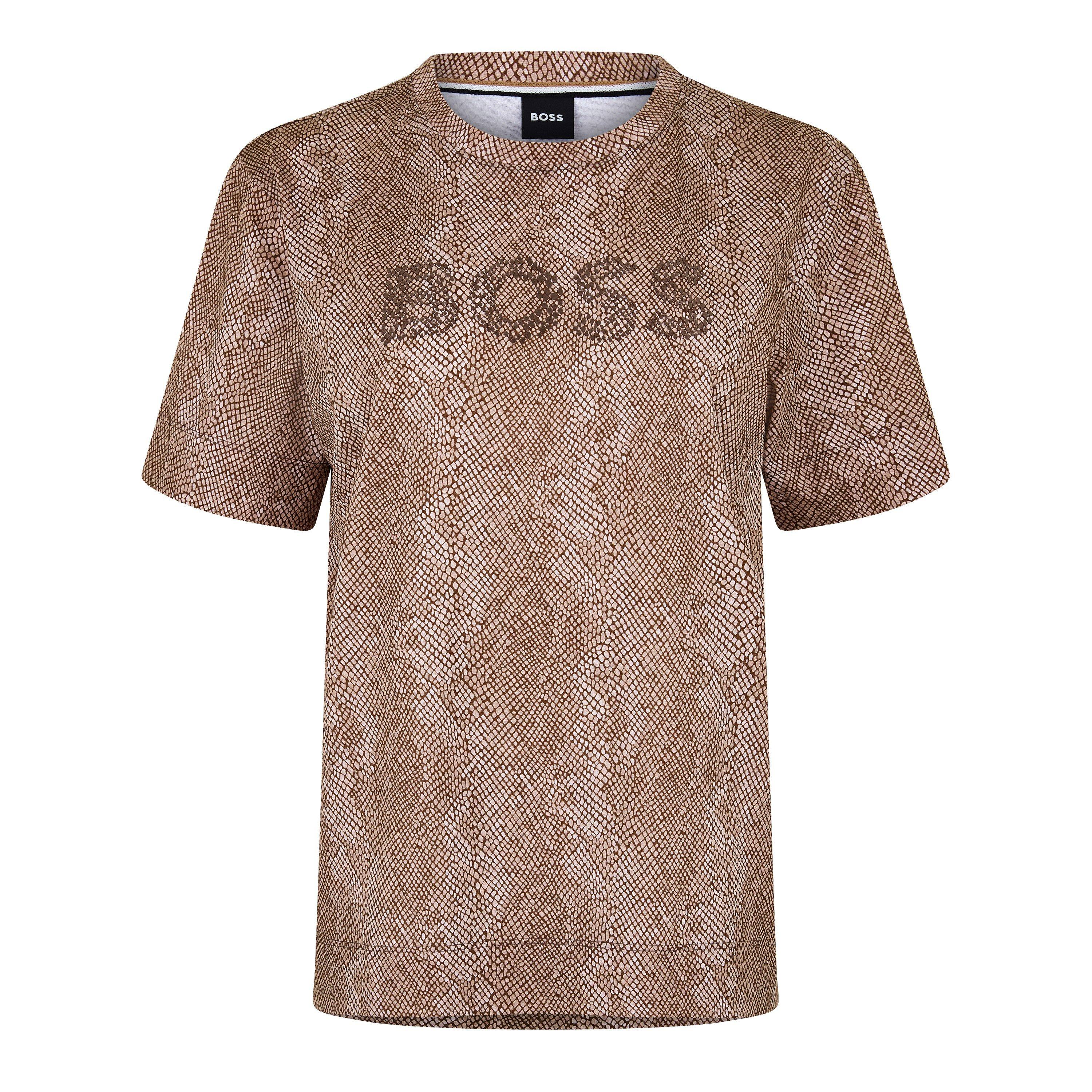 Open Misc - Boss - Women's Elpha AOP T-Shirt, Snake Print Design - 5