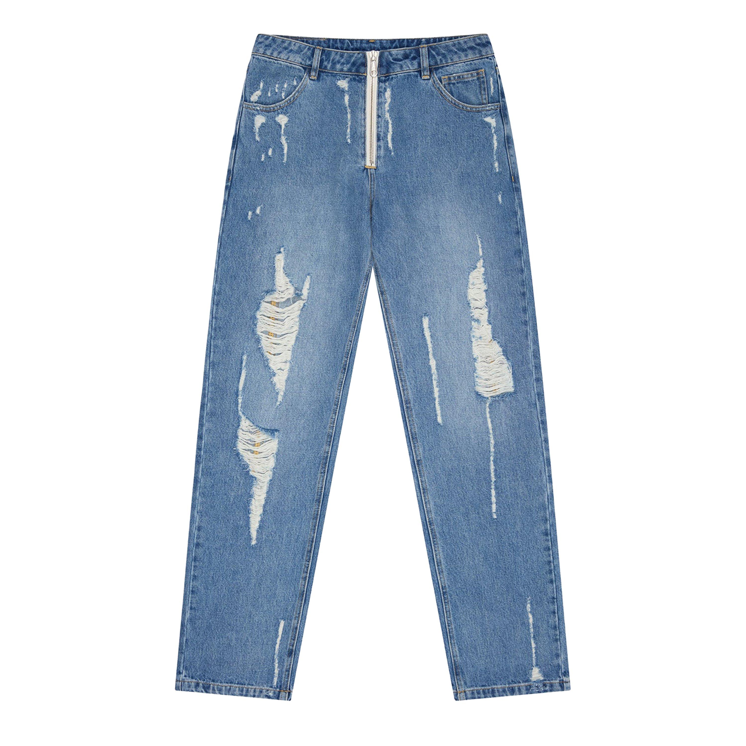 Blue - Cole Buxton - Distressed Denim Jeans - 1