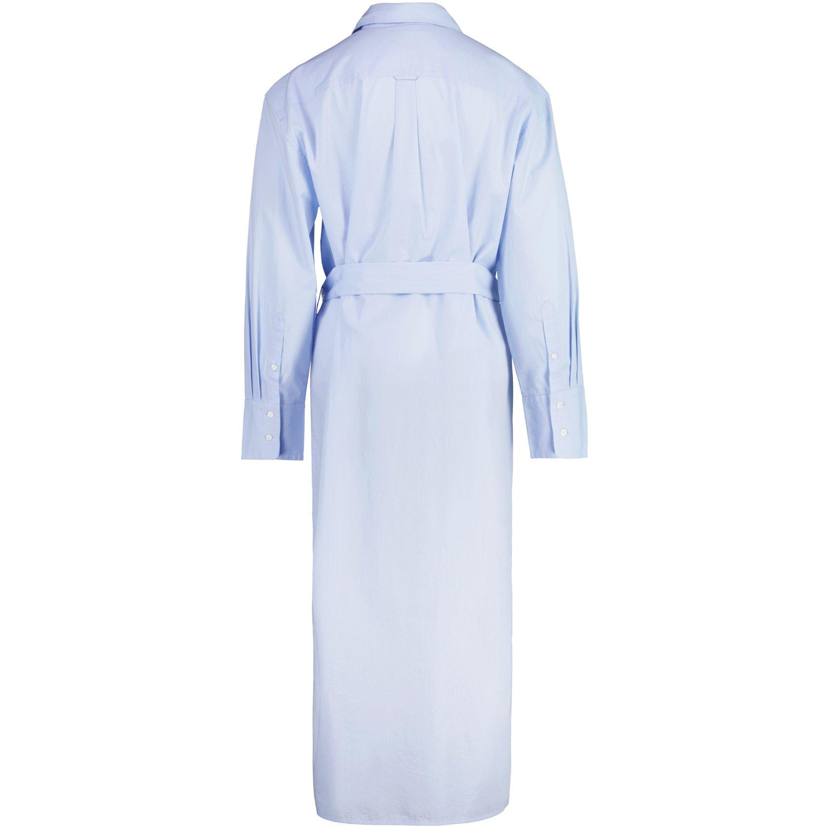 Azzurro Chiaro - Gant - Relaxed Fit Poplin Shirt Dress - 6