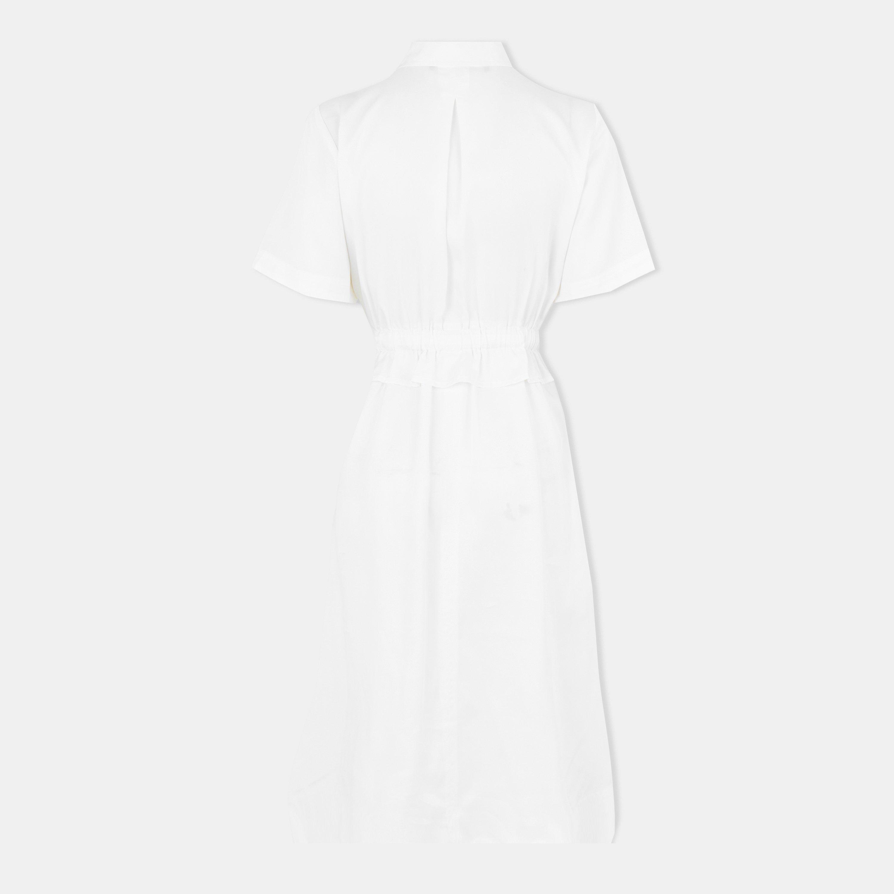10-Linen White - French Connection - Women's Arielle Shirt Dress - 2