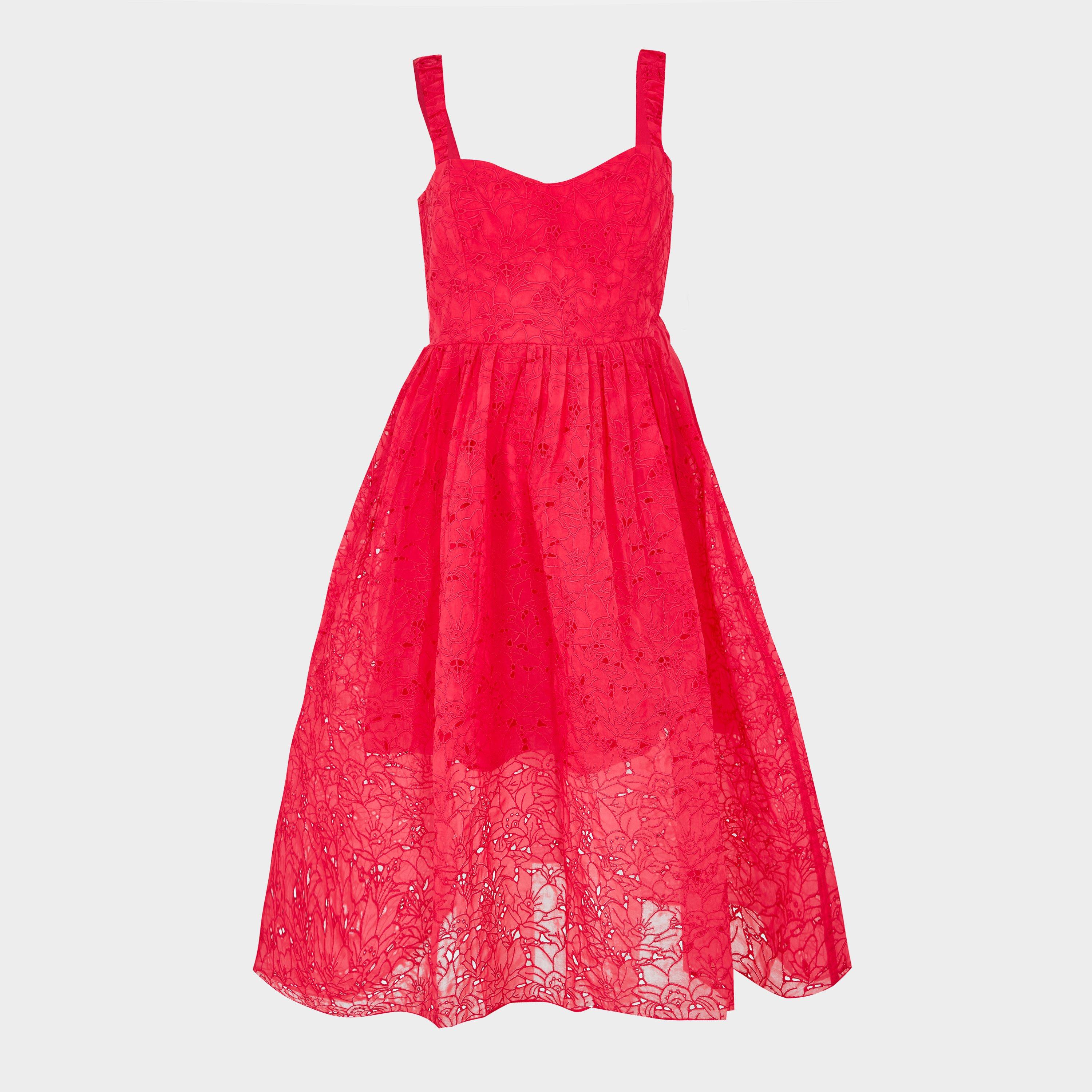 French Connection Women's Embrace Lace A Line Dress