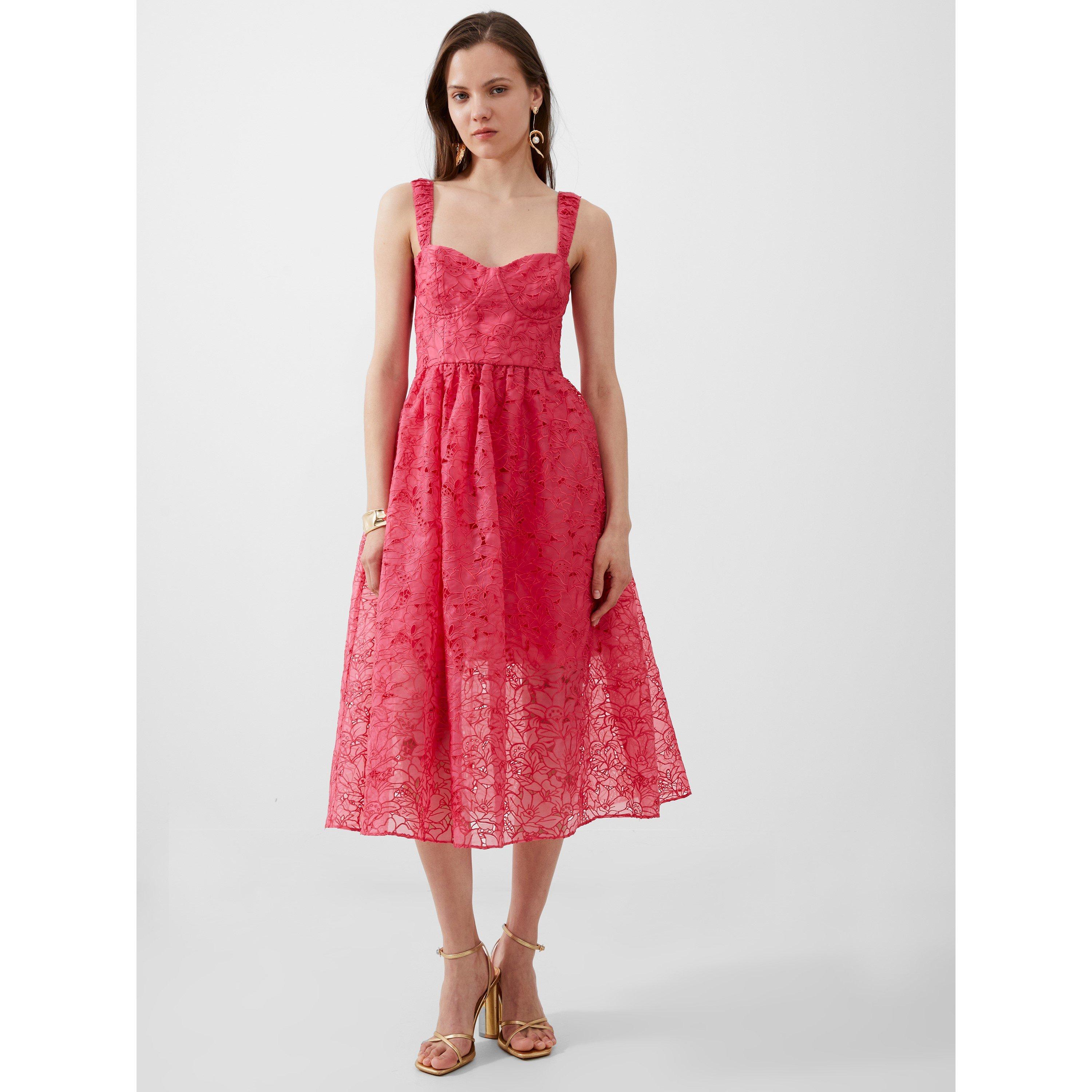 60-Azalea - French Connection - Women's Embrace Lace A Line Dress - 3