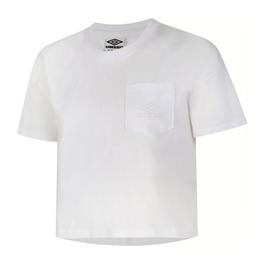 Umbro Diamond Crop T-Shirt Womens