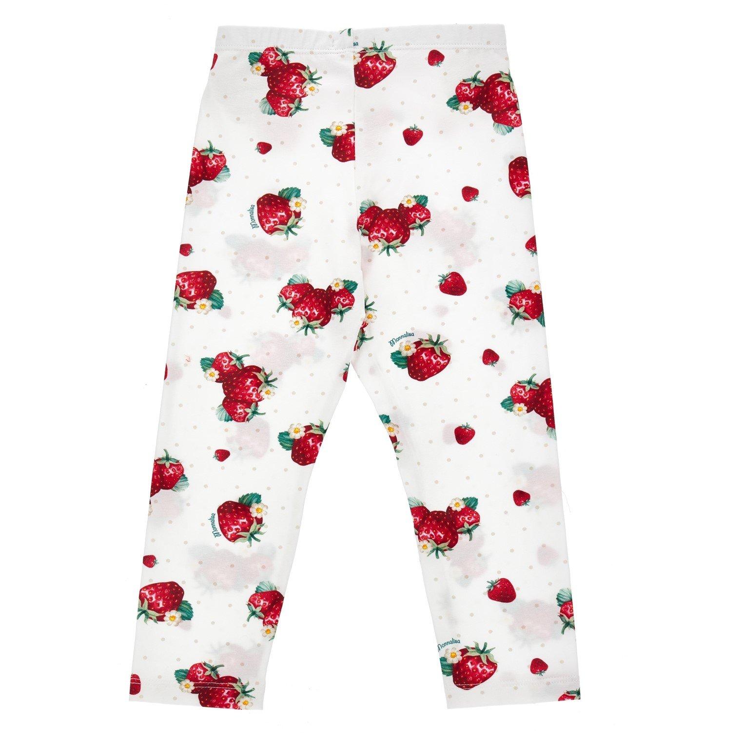 Wht/Red 9944 - Monnalisa - Kids' MonLisa Leggings - 2