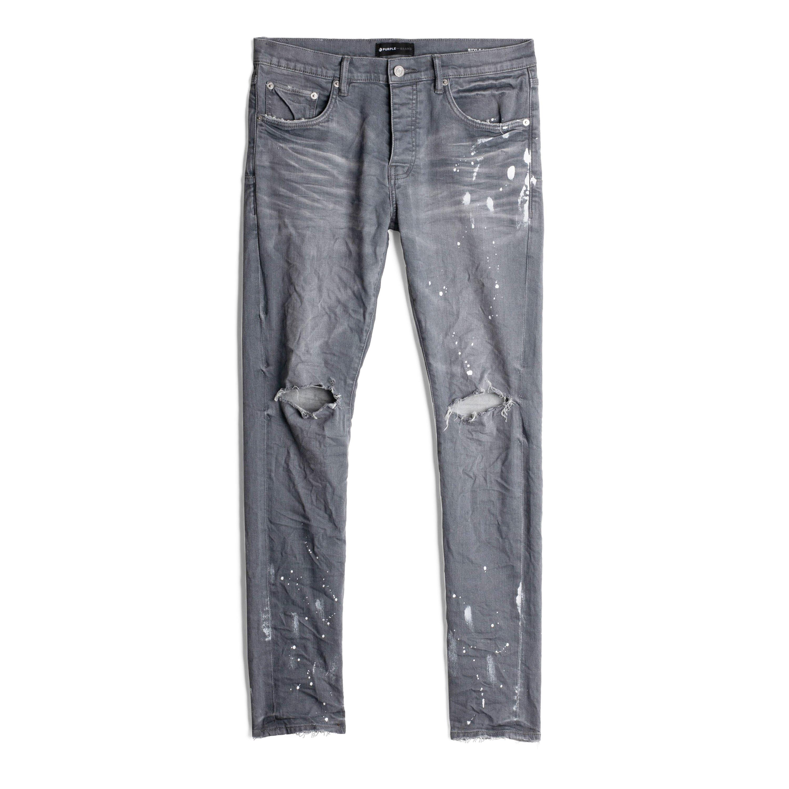 Worn Grey - Purple Brand - P001 Worn Slim Jeans - 1