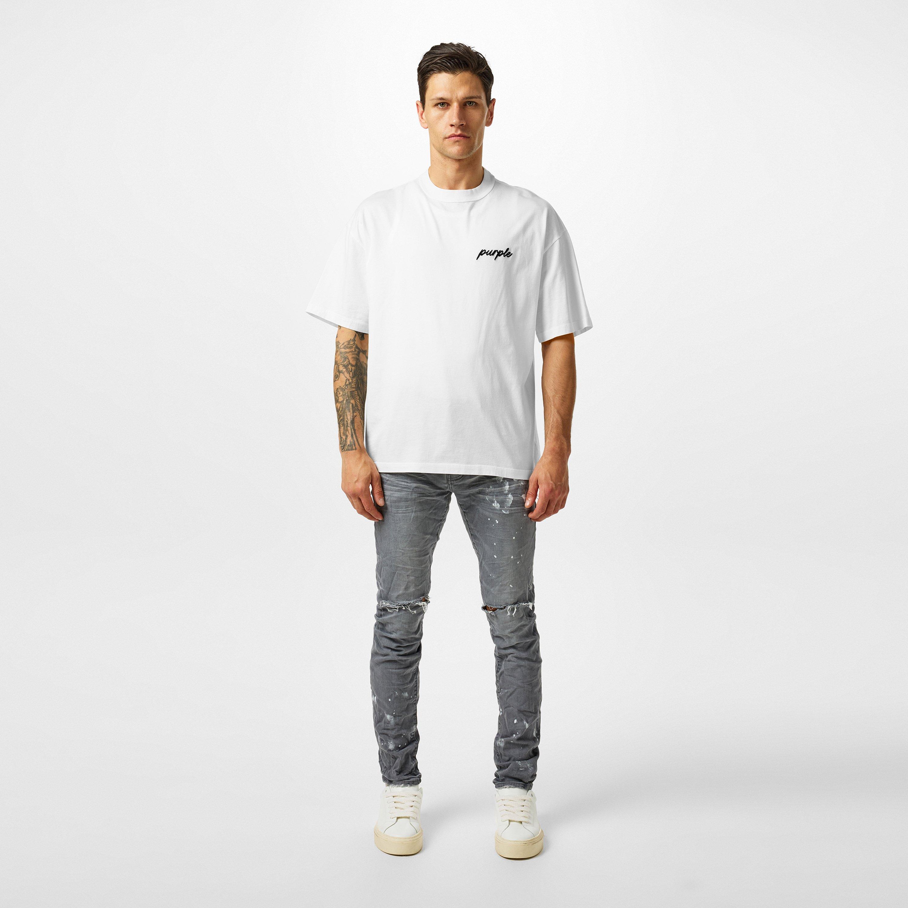 Worn Grey - Purple Brand - P001 Worn Slim Jeans - 6