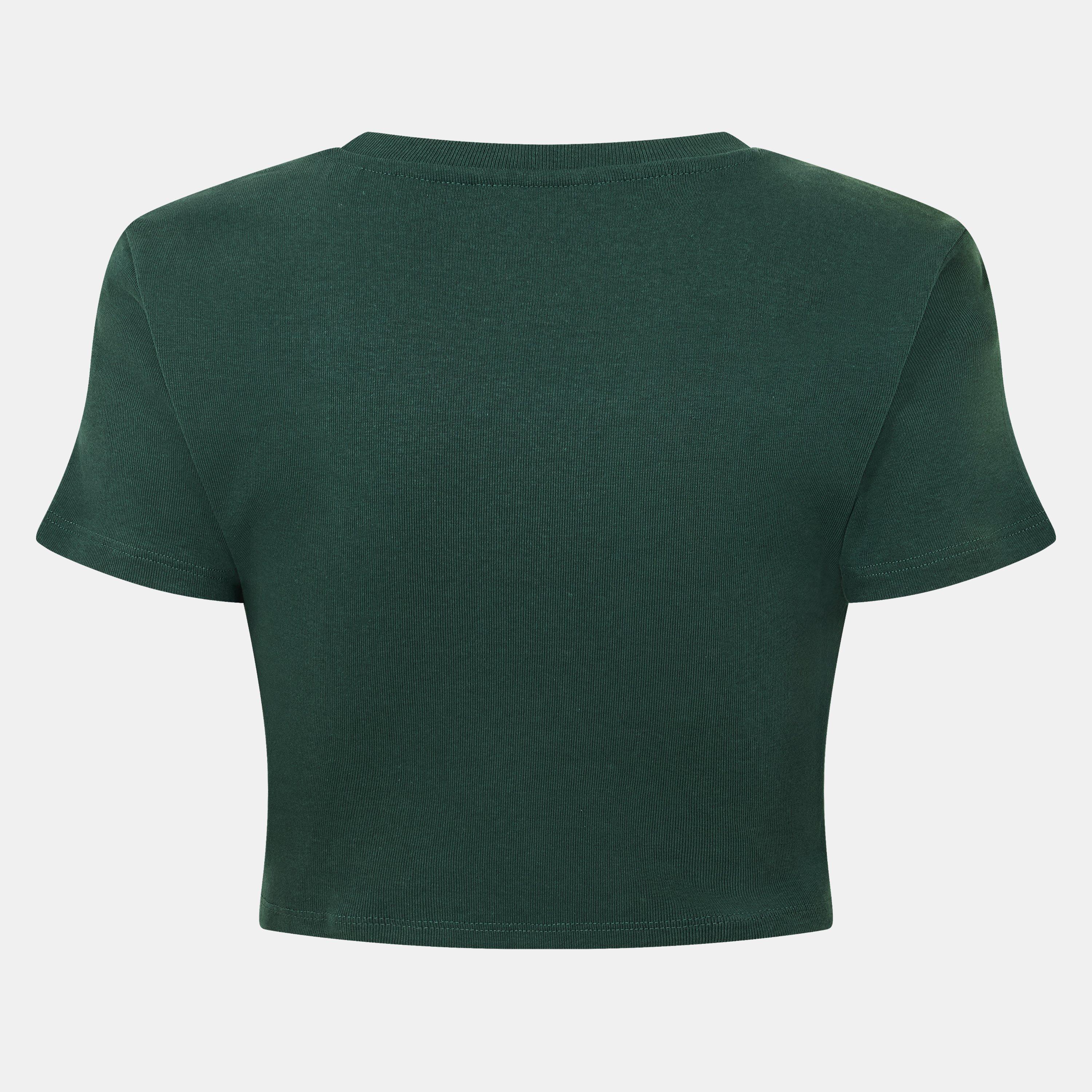 Forest Green - Jack Wills - Cropped Baby T-Shirt - 2